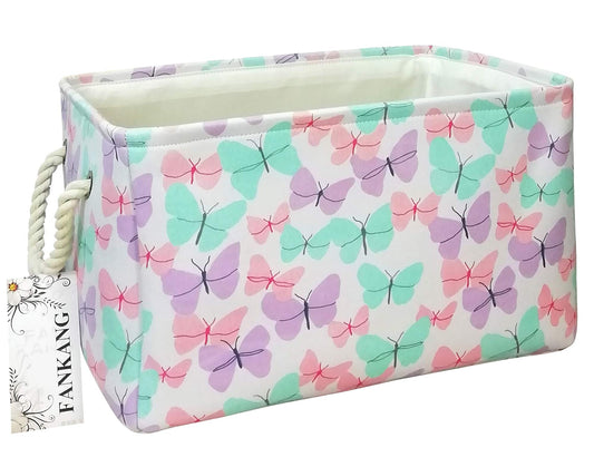FANKANG Cesta rectangular de mariposa