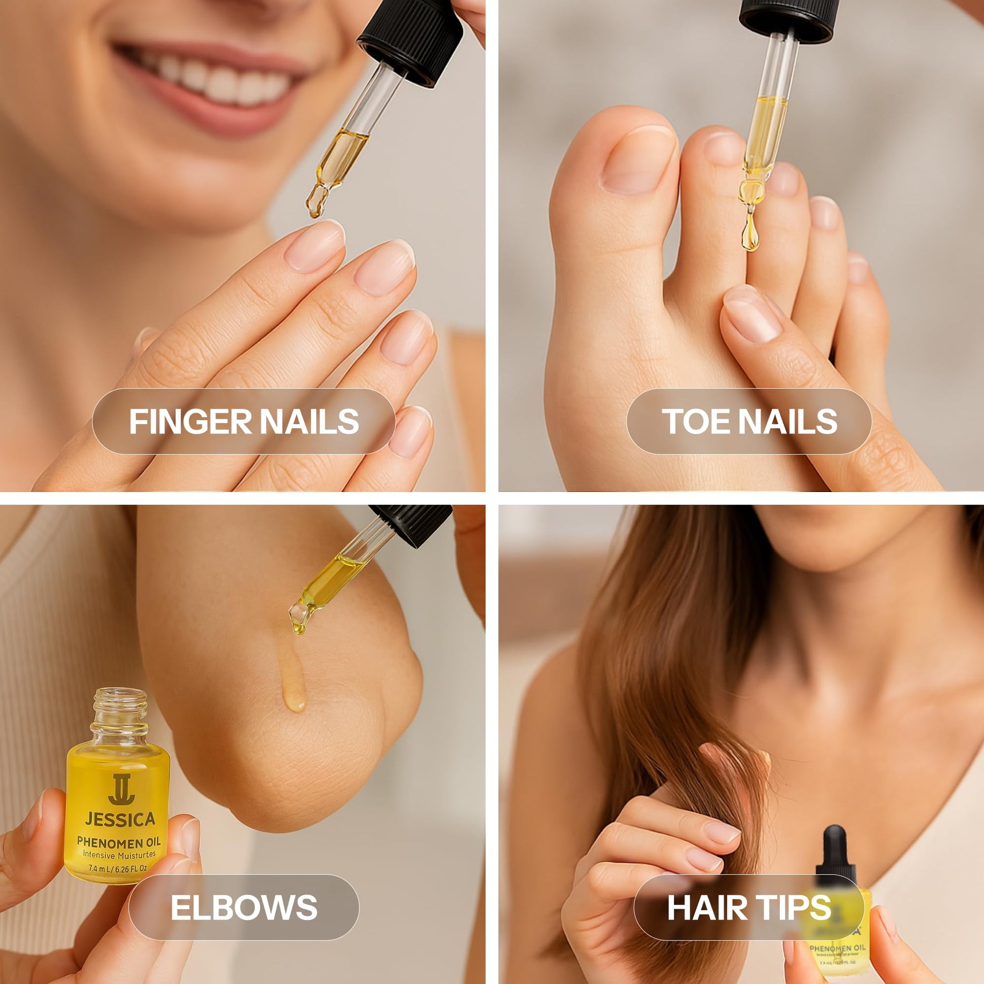 JESSICA Phenomen Aceite Hidratante, 7.4 ml