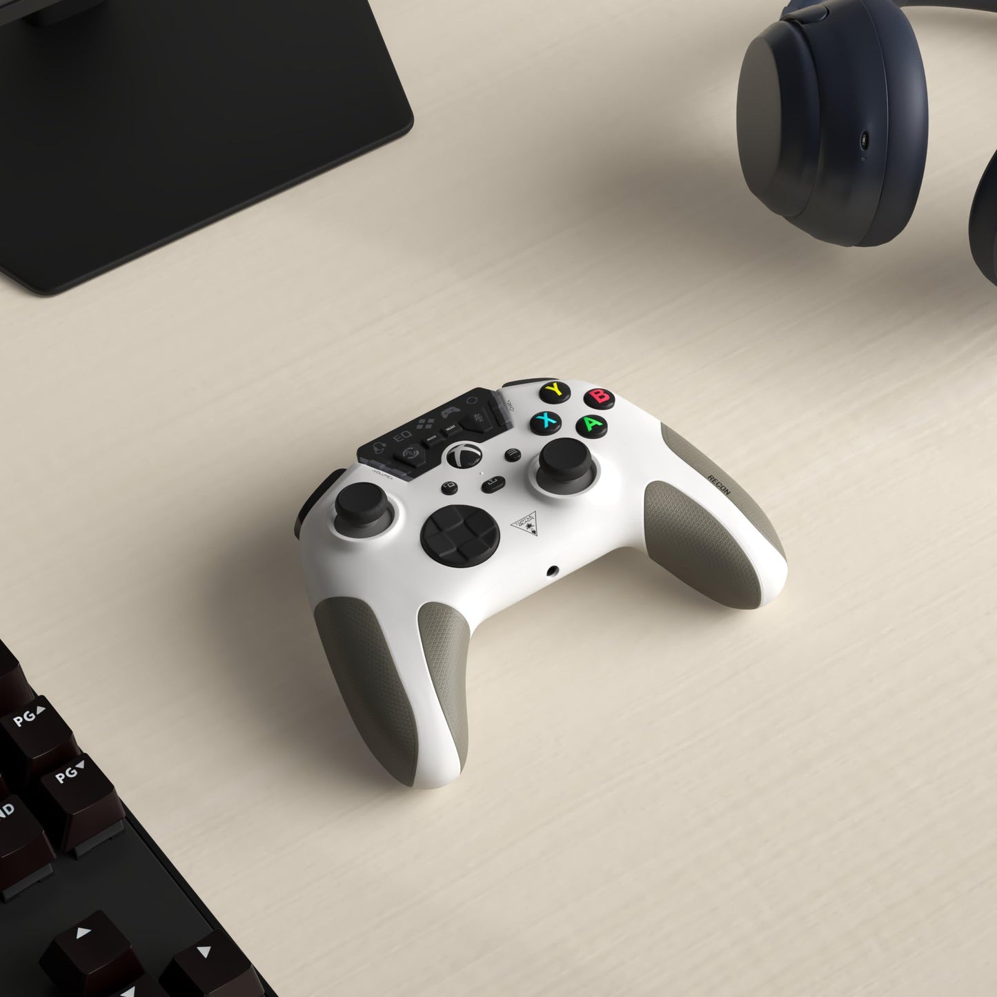 Control Alámbrico Turtle Beach Recon Blanco con Botones Asignables y Mejoras de Audio para Xbox Series X/S, Xbox One y Windows 10