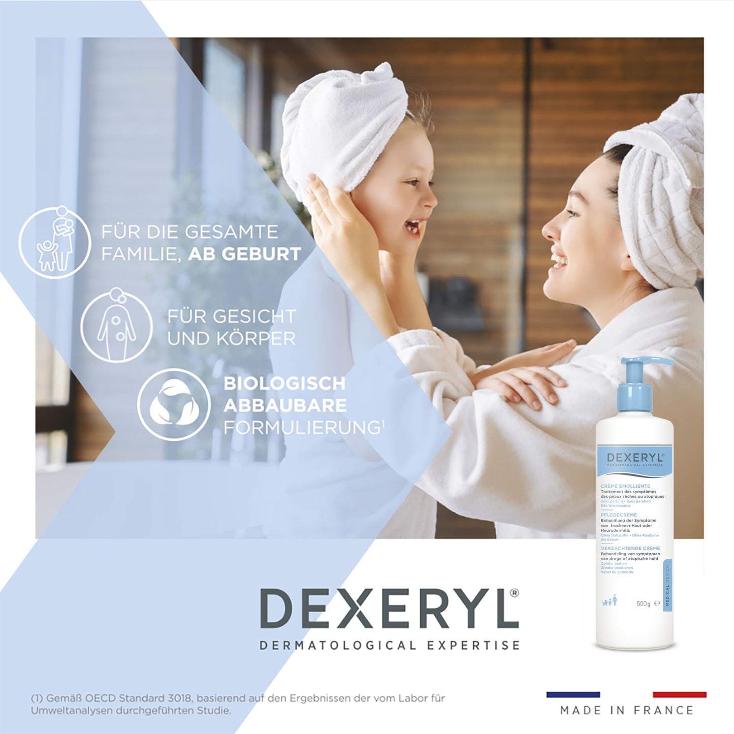 Dexeryl Crema Emoliente seco 500g Piel