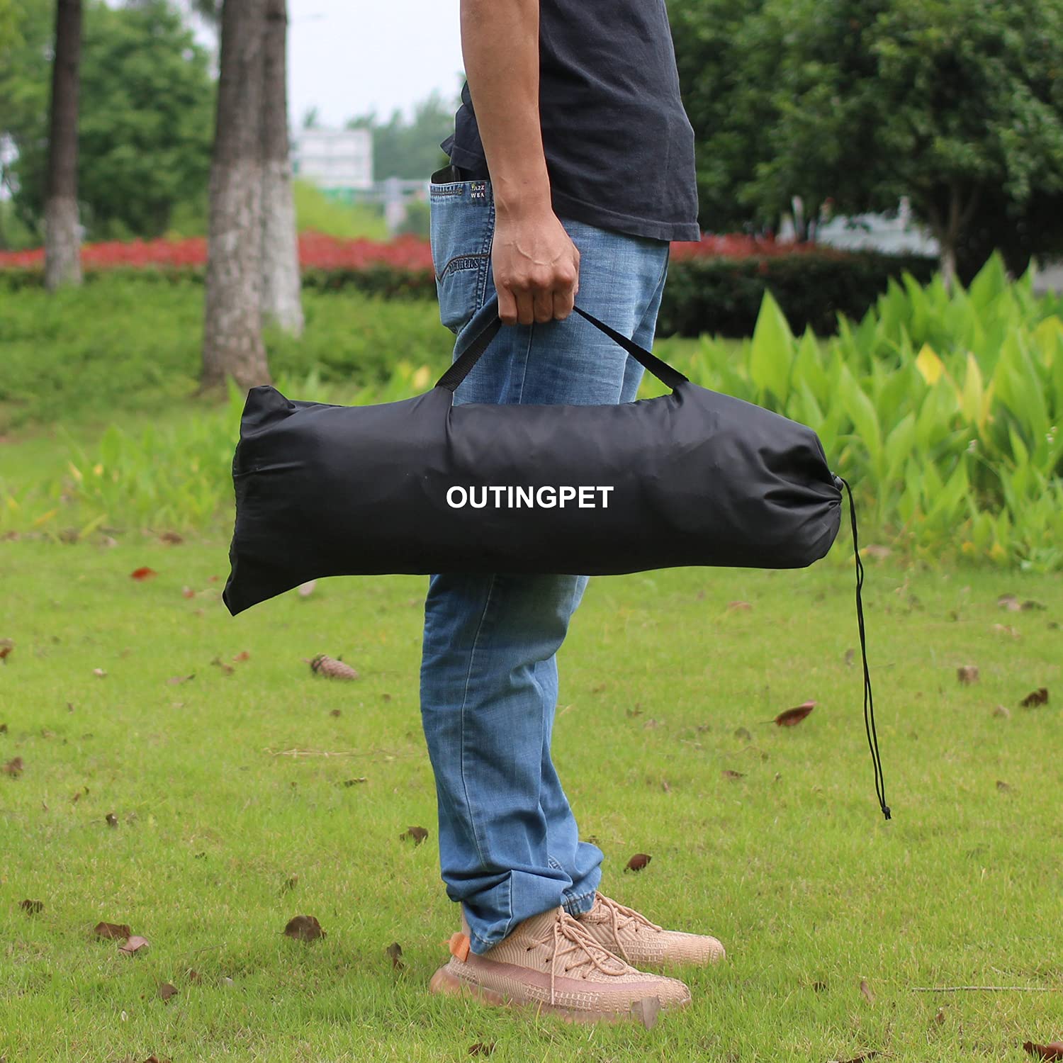 Outingpet - Tienda de campaña para gatos al aire libre, parque de juegos para mascotas y gatos, parasol portátil y casa de juegos contra los rayos UV (tiendas de campaña para gatos y animales pequeños) - Hábitat exterior