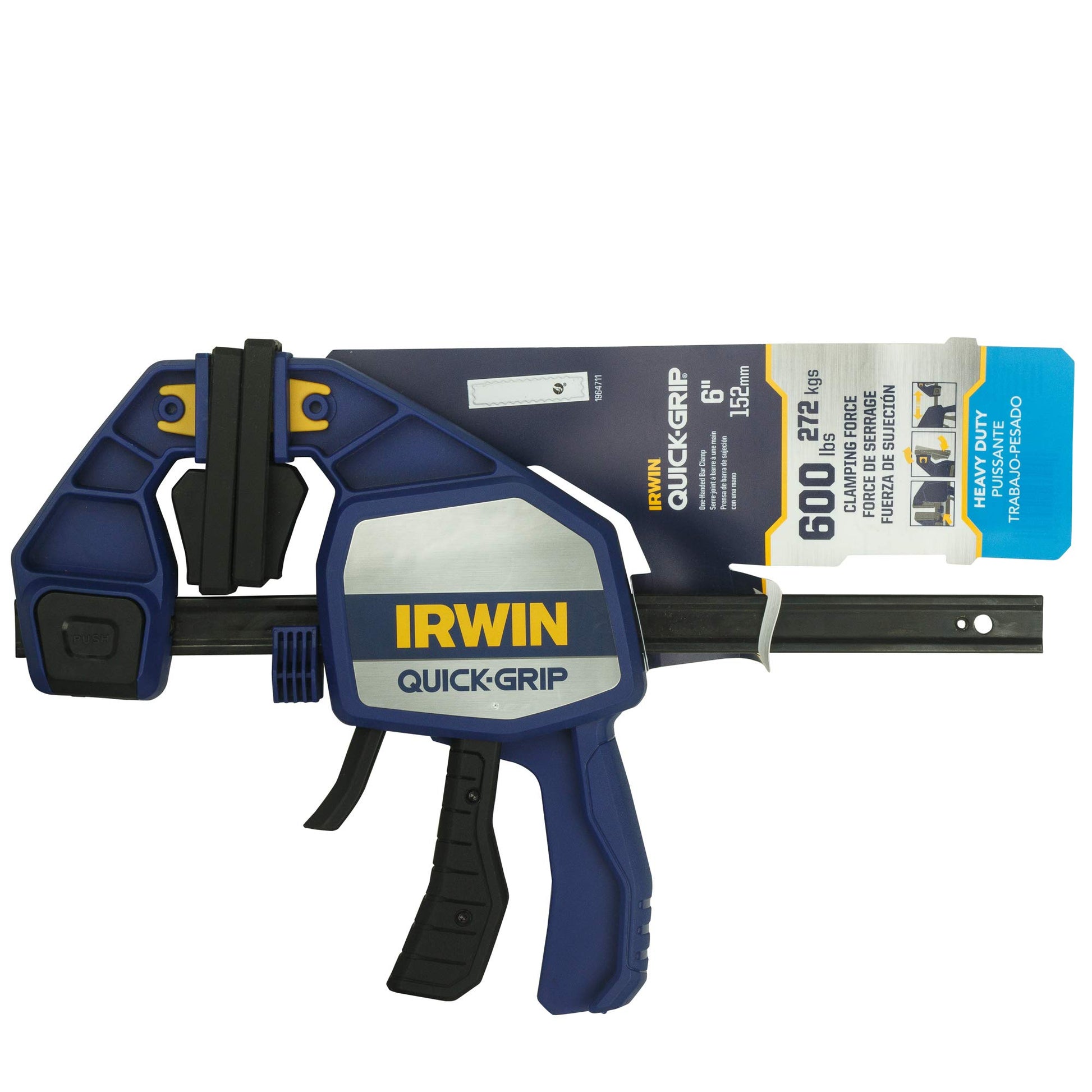 IRWIN Tools QUICK-GRIP 2021406N XP600 Series Prensa de banco y expansor para uso con una mano, 6 in