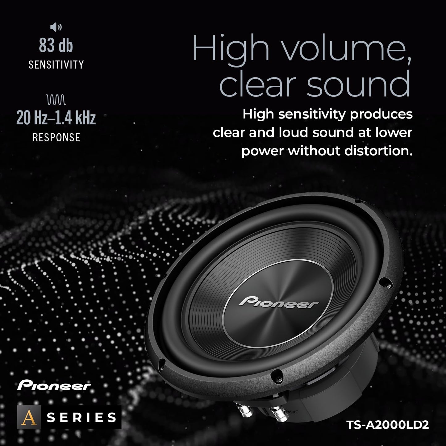 PIONEER SubWOOFER Slim 700W 2 Ohm 20.32 cm