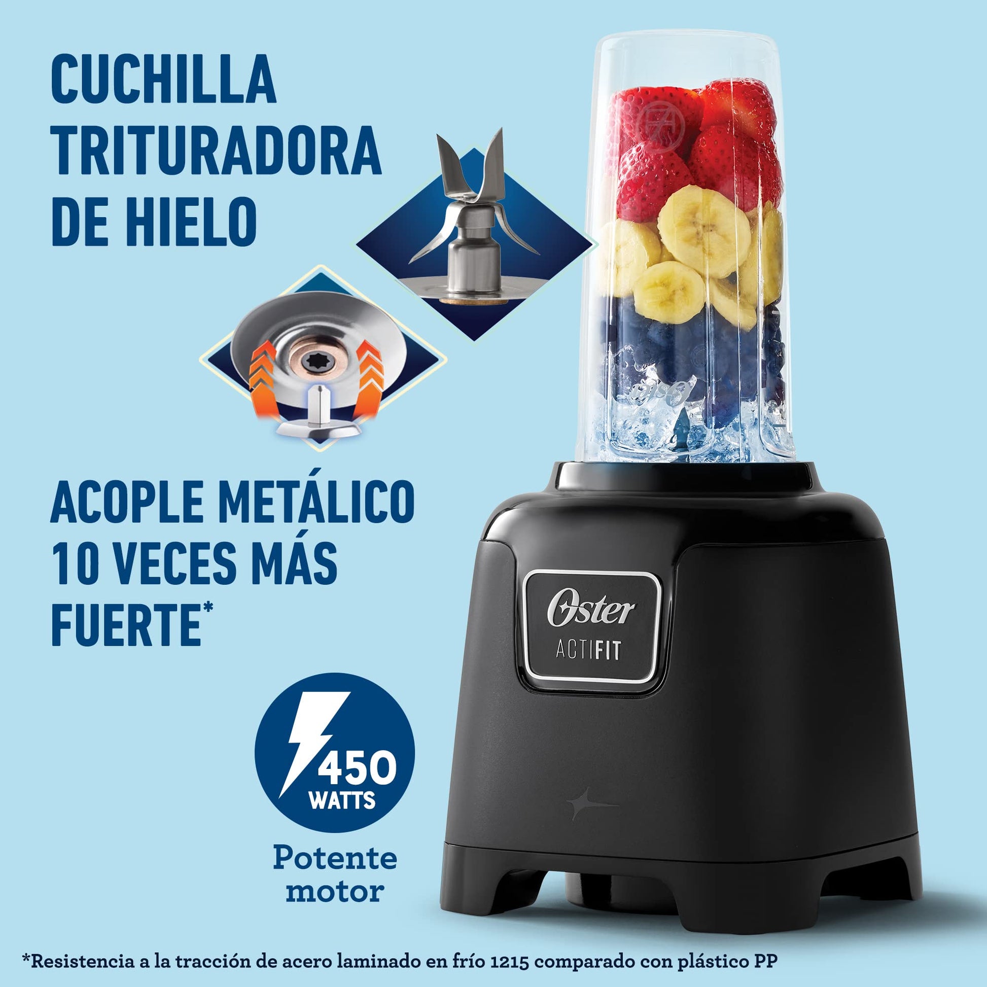 Sistema de Nutrición Oster ActiFit Vaso Portátil Tritan
