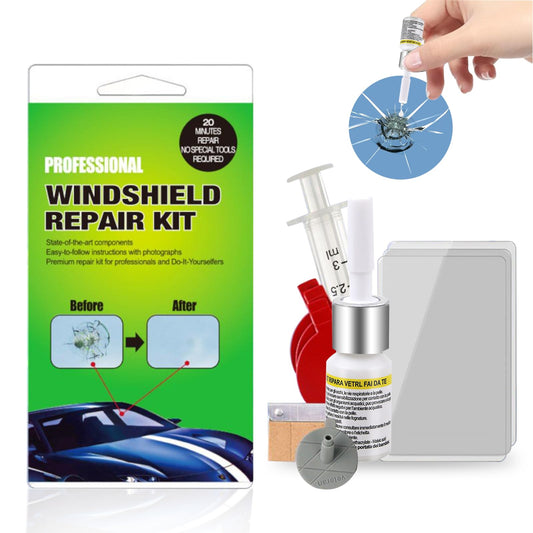 Kit Reparador de Parabrisas ZSOLY para Astillas y Grietas Auto