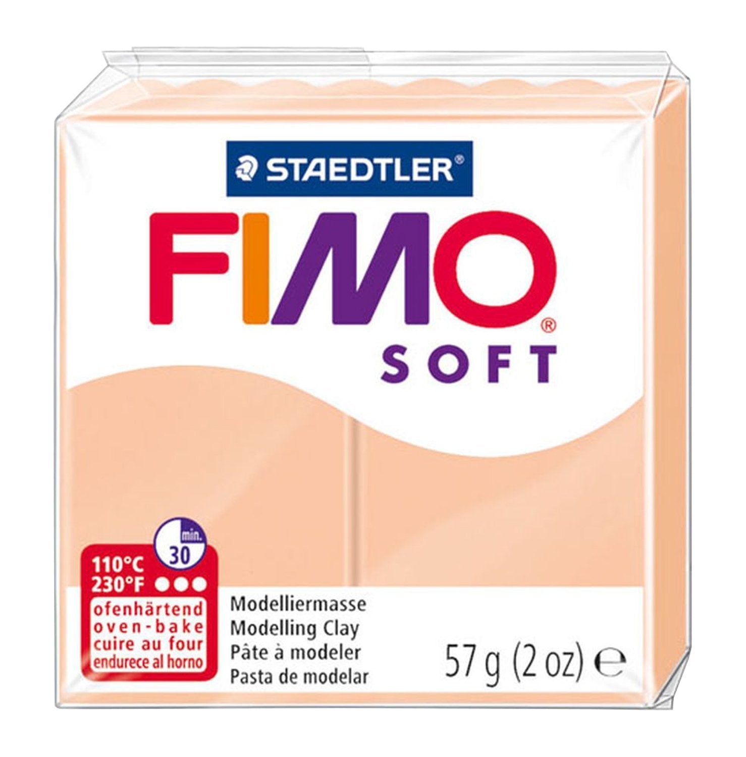FIMO - Arcilla para modelar horno de polímero suave, 57 g, juego de 8 tonos tierra