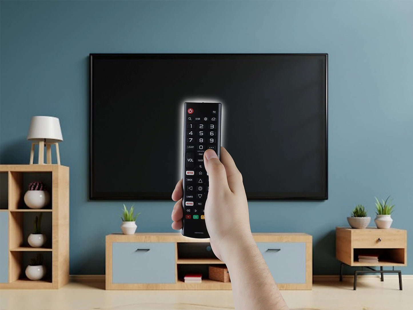 LIDERT Control Compatible con Akb76037603 Smart TV 2021 Disney Netflix Prime Video Movies 32LM637BPUB 43LM5770PUA 43LM6370PUB 43UP7500PSF 43UP7700PSB 50UP7000PUA 50UP7500PSF 50UP7700PSB