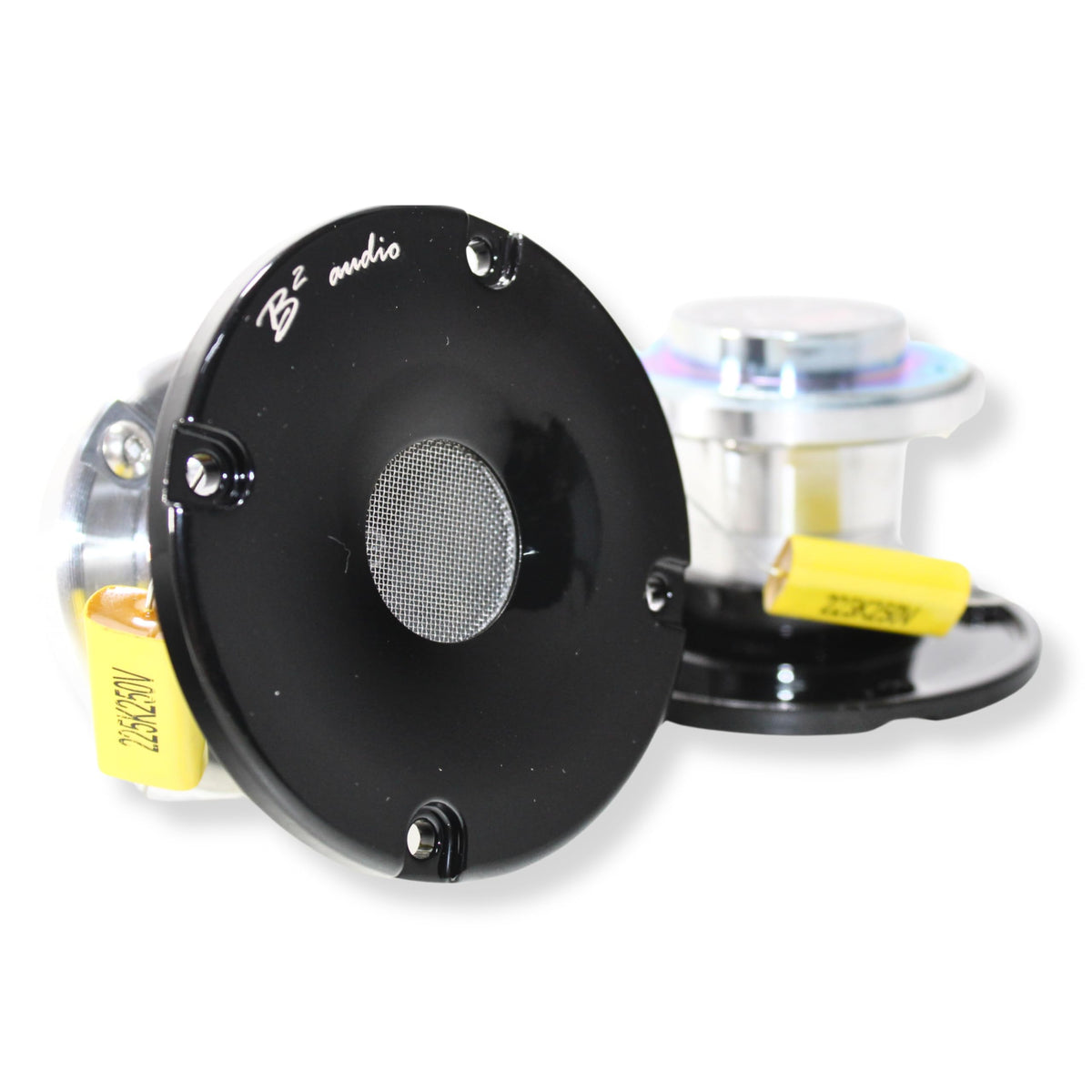 Controladores de Compresión B2 Audio RAGE Negro con Bocina de Montaje Poco Profundo 40W 1 Pulgada 4 Ohmios