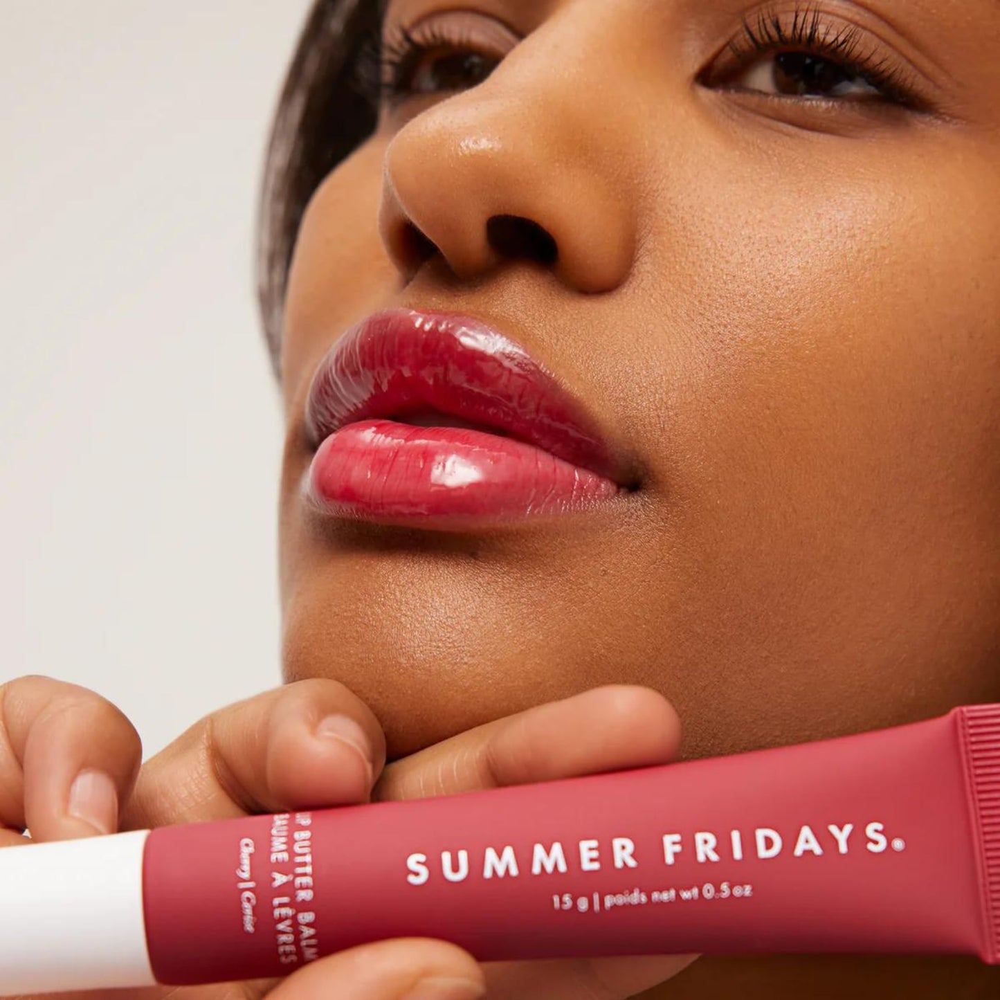 Bálsamo Labial Summer Fridays Cereza con Manteca de Karité Vegano e Hidratante Día/Noche
