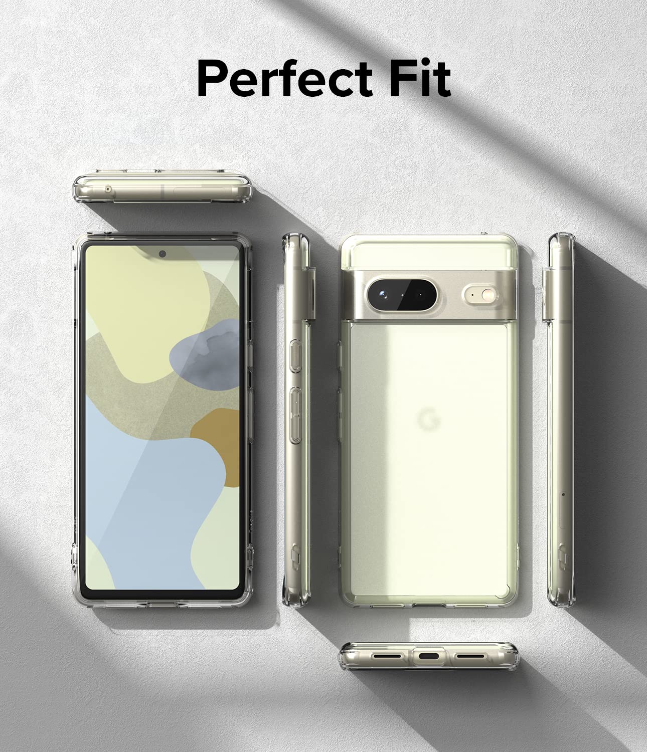 Funda Ringke Fusion Matte Transparente Anti Huella para Google Pixel 7 5G