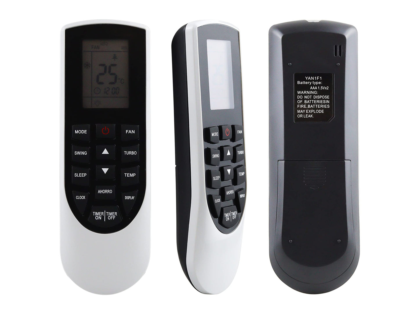 Control Remoto Mirage Modelo X3 Aire Acondicionado Minisplit YAN1F1 Magnum 16