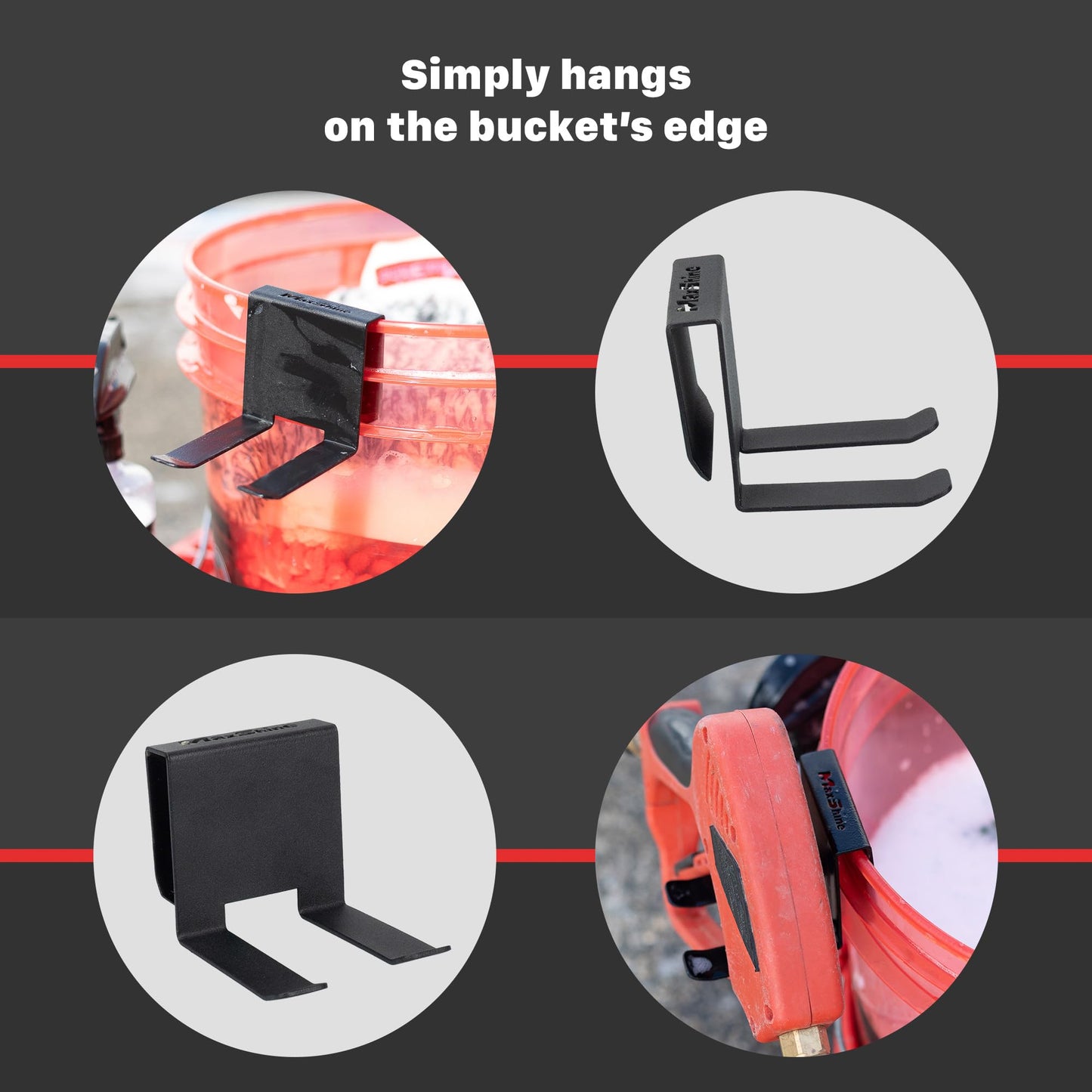 Soporte Universal Maxshine Negro para Cañones de Espuma