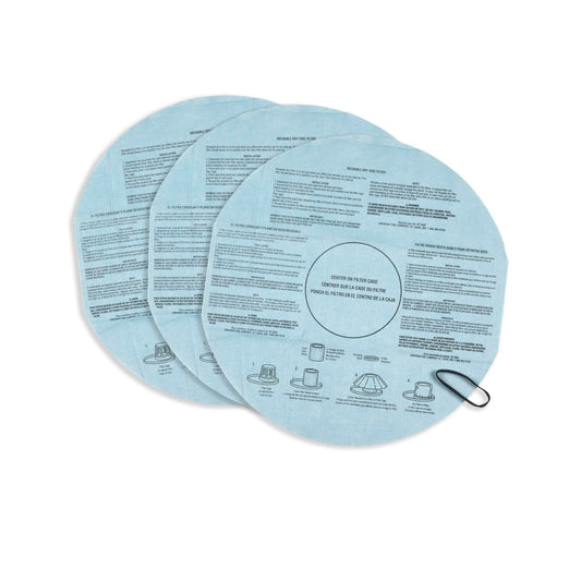 CRAFTSMAN 38766 Wet Dry Vac Filter, Reusable Dry Filter for Shop Vacuums, 3-Pack