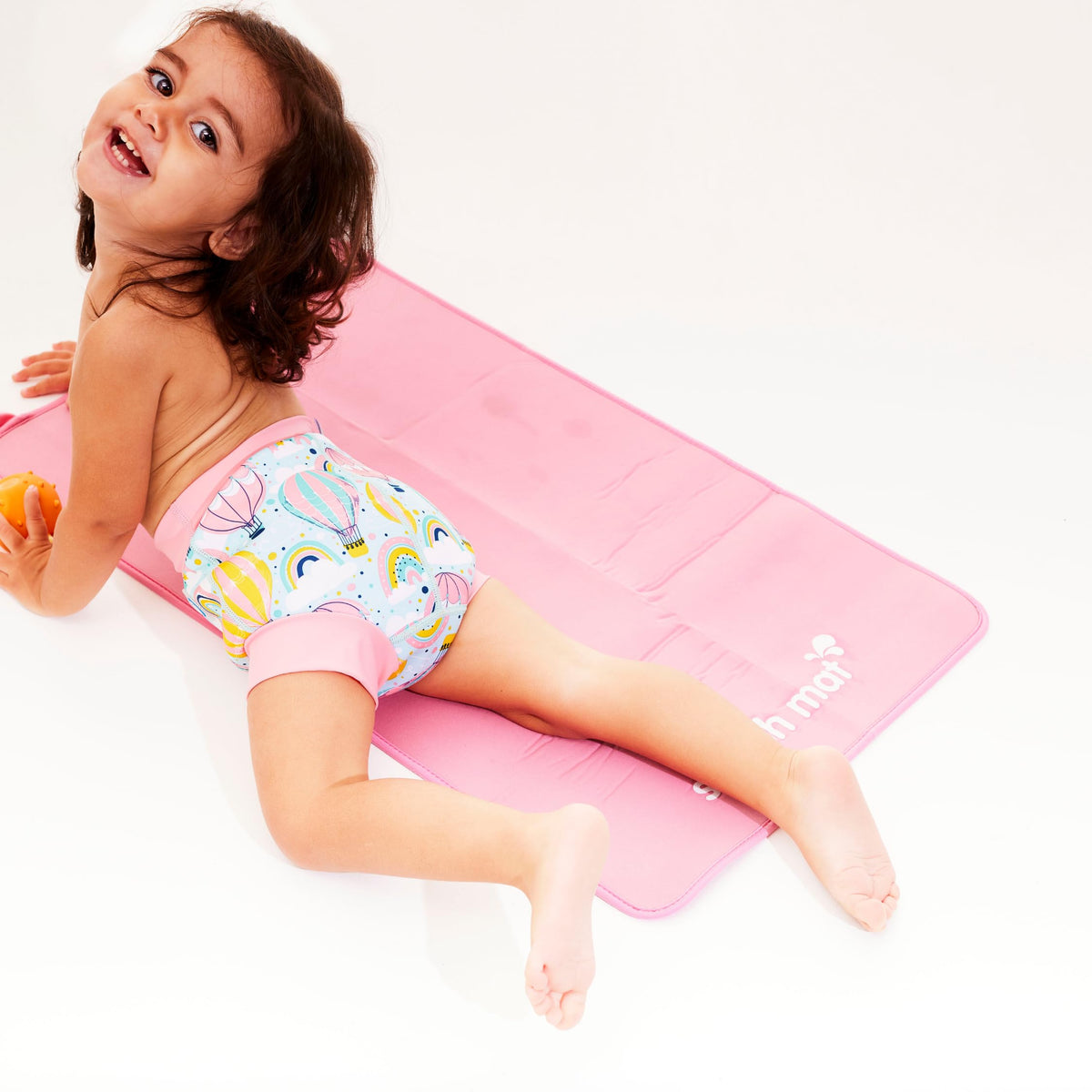 Splash About Pañal de natación unisex para niños Happy Duo Baby and Toddler Swim Nappy, Up & Away, 3-4 años, Up & Away, 3-4 Años