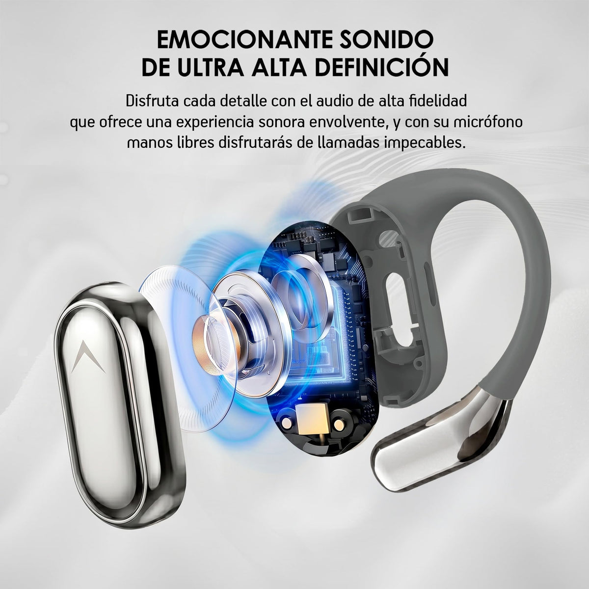 Audífonos Inalámbricos Deportivos Akane Open Ear Bluetooth 5.4 para Correr