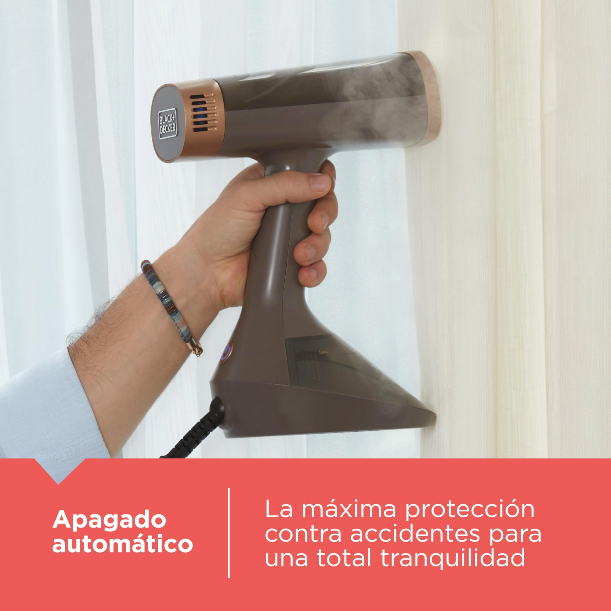 Plancha de Vapor Black+Decker Quartz Glide 1700W y Apagado Automático IR2823