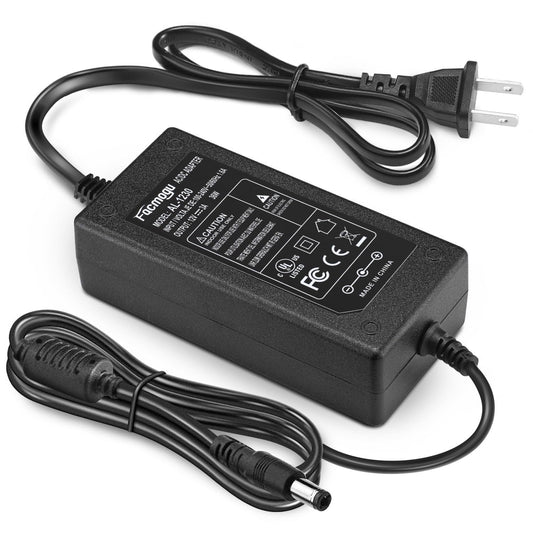 DC 12V 3A Power Adapter, 36 Watt AC 100-240V to DC 12Volt Transformers, Switching Power Supply for LED Strip Light, Camera, Wireless Router 2.1mm X 5.5mm US Plug