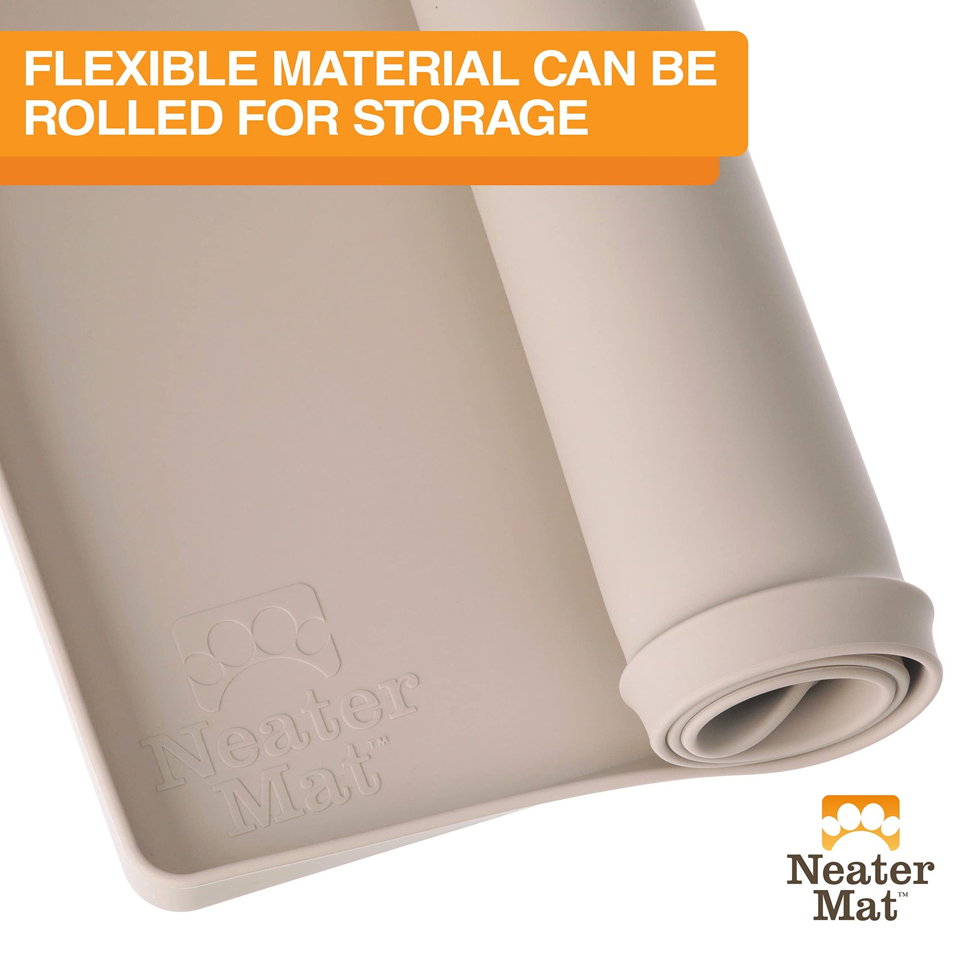 Tapete de Silicona Impermeable Neater Pet Brands Capuchino para Cuencos de Mascotas