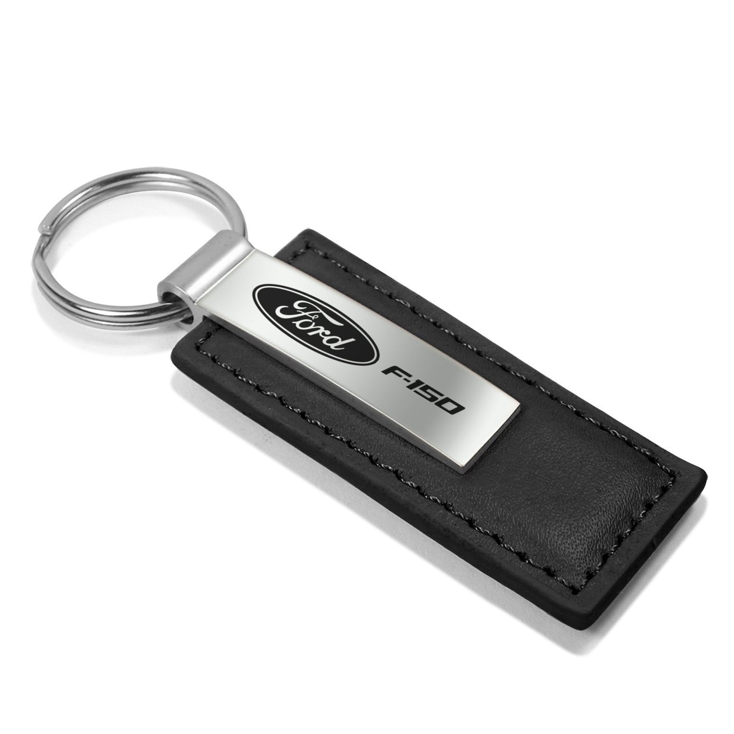 Au-Tomotive Gold, Inc. Ford F-150 Black Leather Key Chain