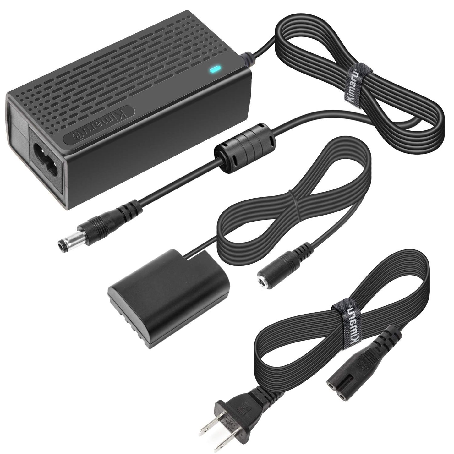 Kimaru DMW-DCC12 DC Coupler DMW-AC10 Adaptador de alimentación de CA DMW-BLF19 Kit de batería simulada para cámaras DMC-GH3 GH4 GH3K GH4K GH3A GH3H GH4H DC-GH5 GH5S GH5M G9 G9L.