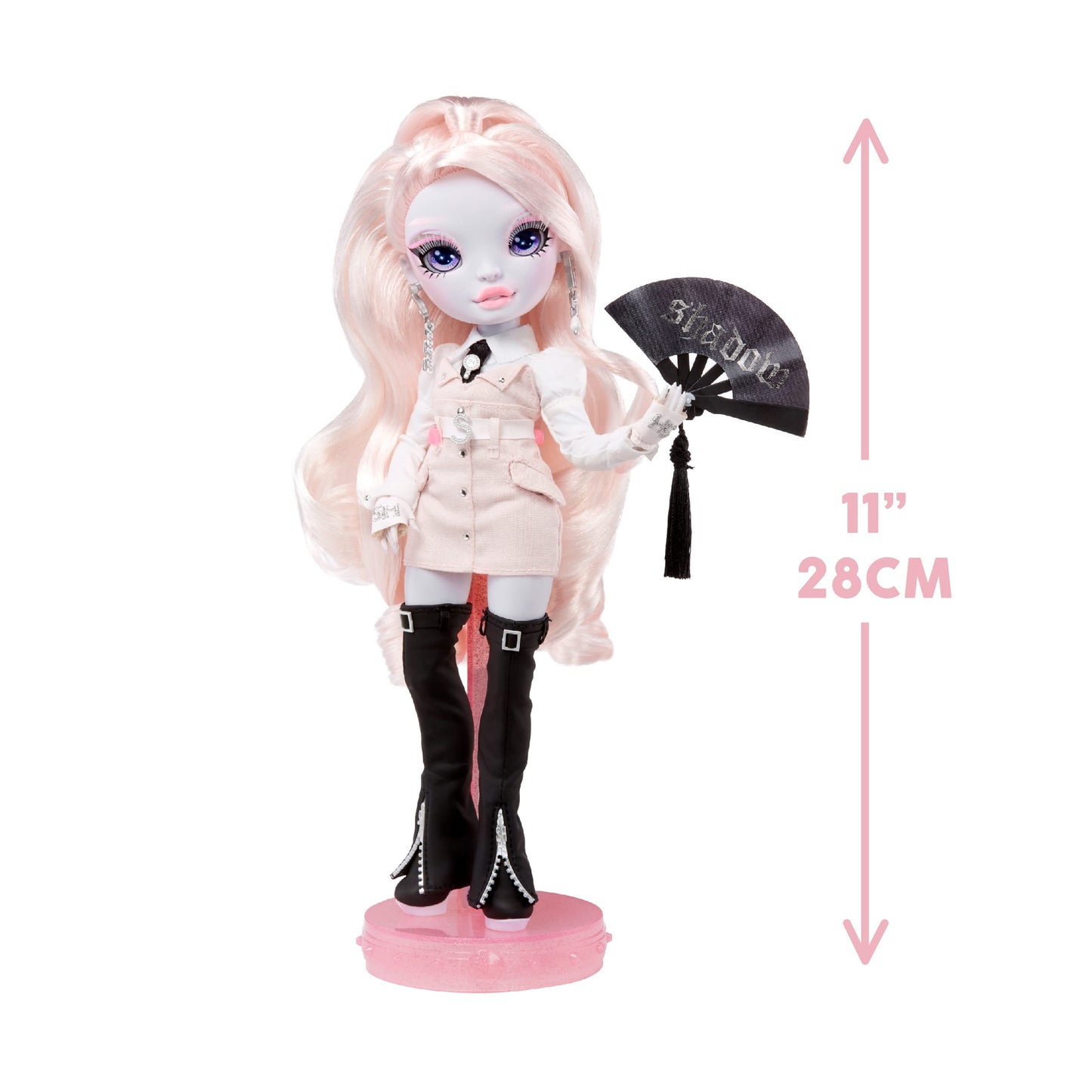 Muñeca de Moda Rainbow High Shadow High Karla Choupette Rosa con Atuendo Moderno y Accesorios Divertidos para Niños y Coleccionistas