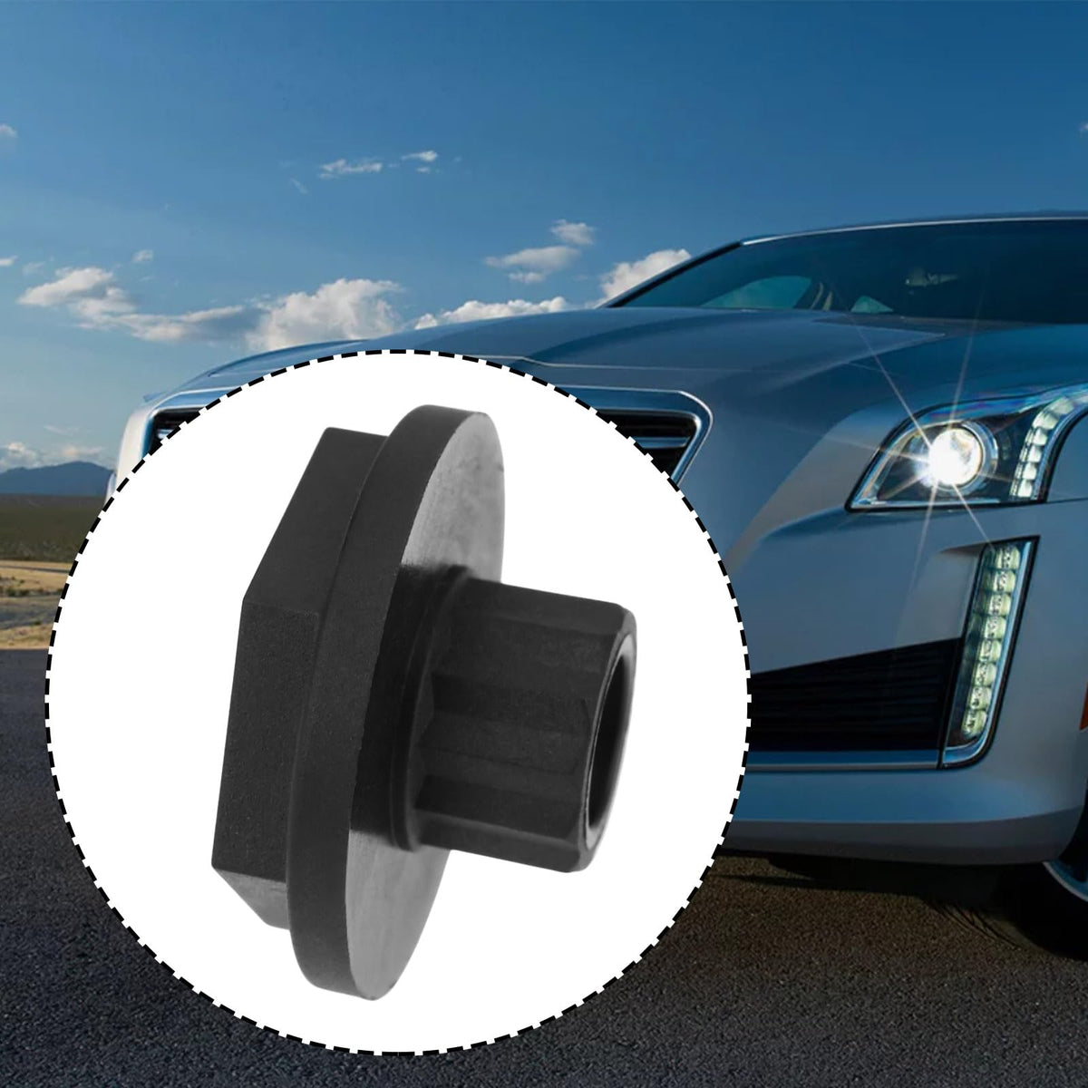 Adaptador para Faros Delanteros OTOTEC Negro Compatible con Passat Caddy Touran Sharan Scirocco