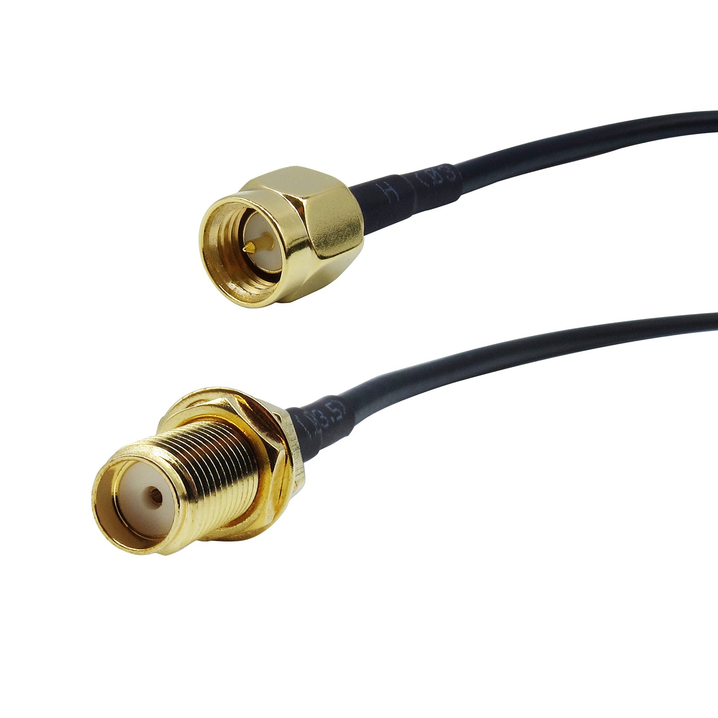 SMA macho a SMA hembra adaptador de antena coaxial RG174 de 33 pies de baja pérdida para sistema de red, sistema de seguridad, equipo SDR, LTE 4G 5G GPS WiFi Antenas