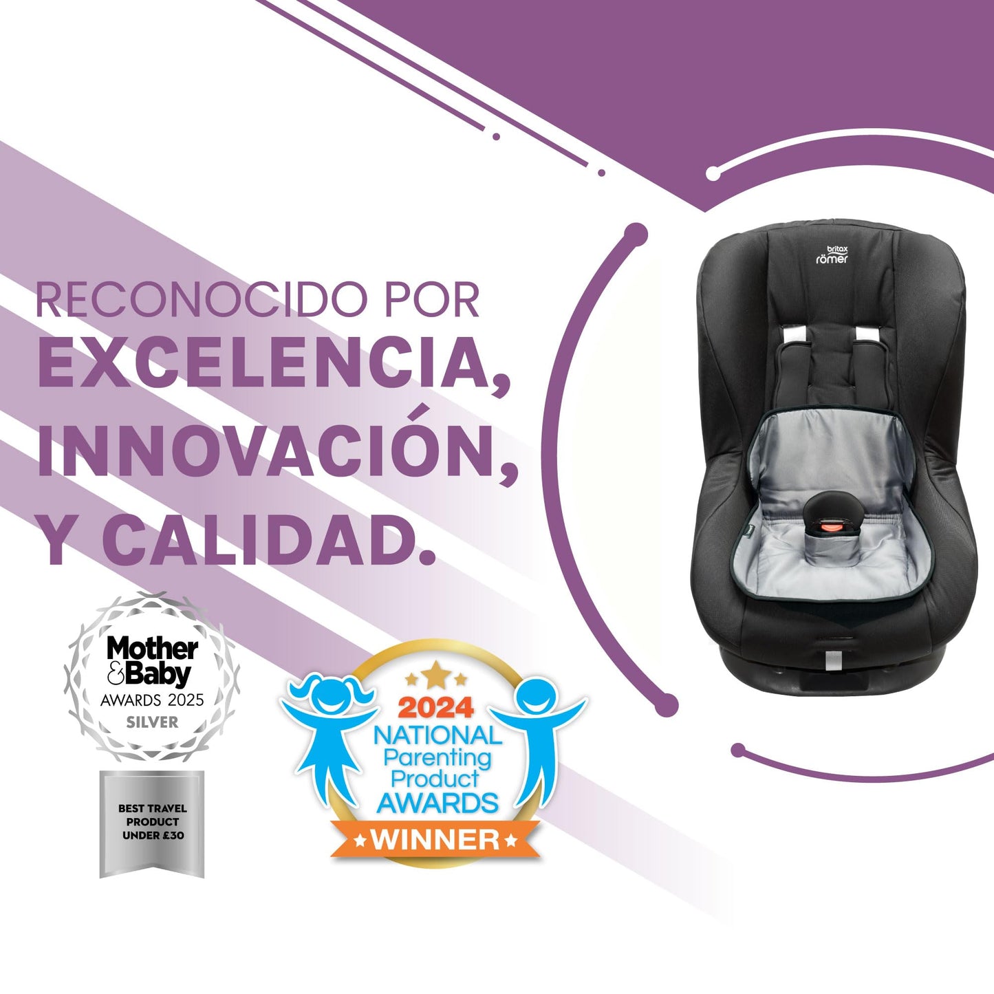 Lynmark® Protector de Asiento de Coche para Entrenamiento de Orinal - Funda Resistente al Agua con Almohadillas Blandas para Niños Pequeñitos y Asientos de Bebé - Esterilla Universal Lavable y Apta