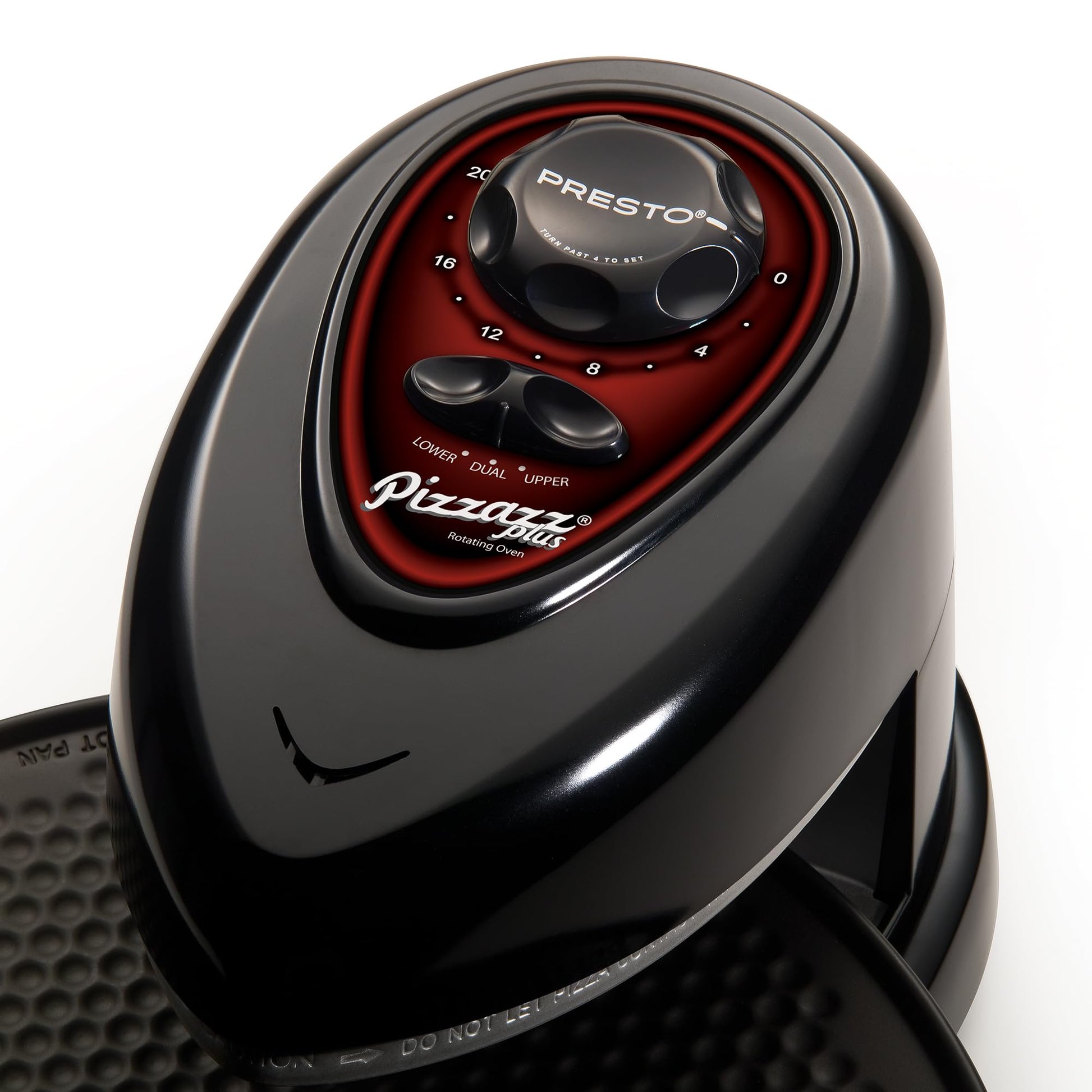 Presto 03430 Pizzazz Plus - Horno giratorio, color negro