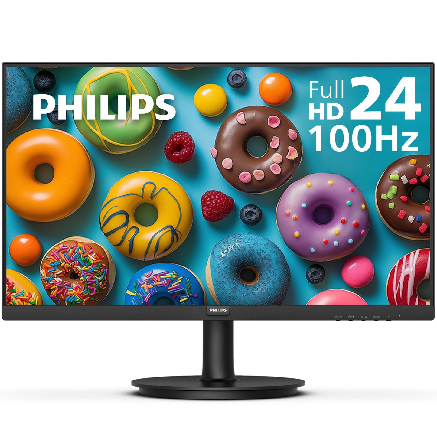 Monitor Philips Full HD 24 Pulgadas sin Marco Cuidado de los Ojos