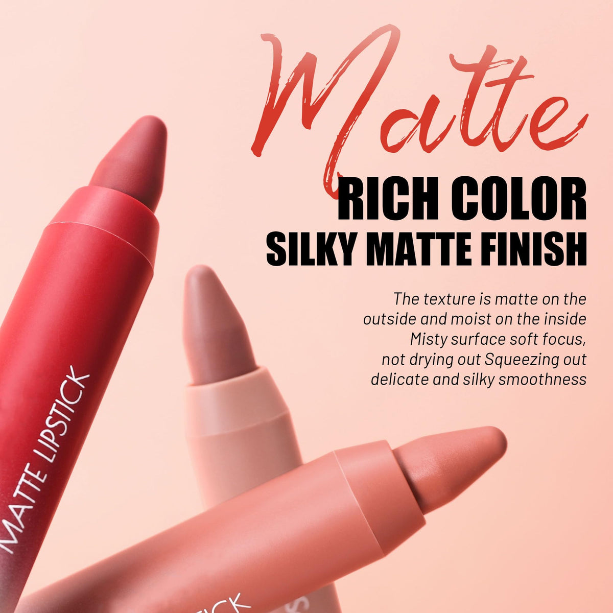 Allphv Set de Labiales y Delineadores, 4 Piezas, 02- para Labios Definidos