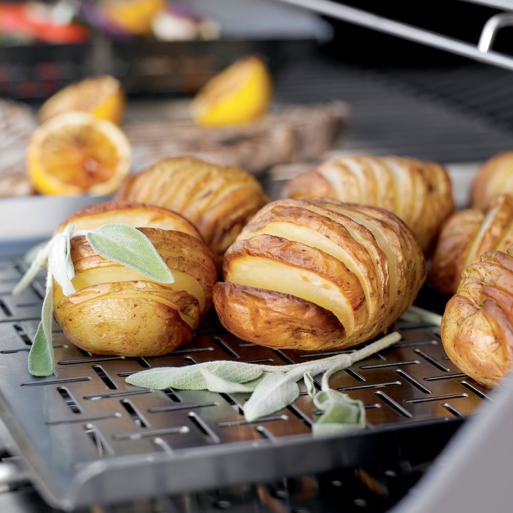 Bandeja Rectangular Weber Acero Inoxidable