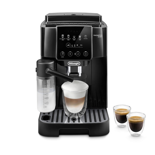 De'Longhi Cafetera espresso superautomática ECAM22080B Magnifica Start con LatteCrema System, color negro