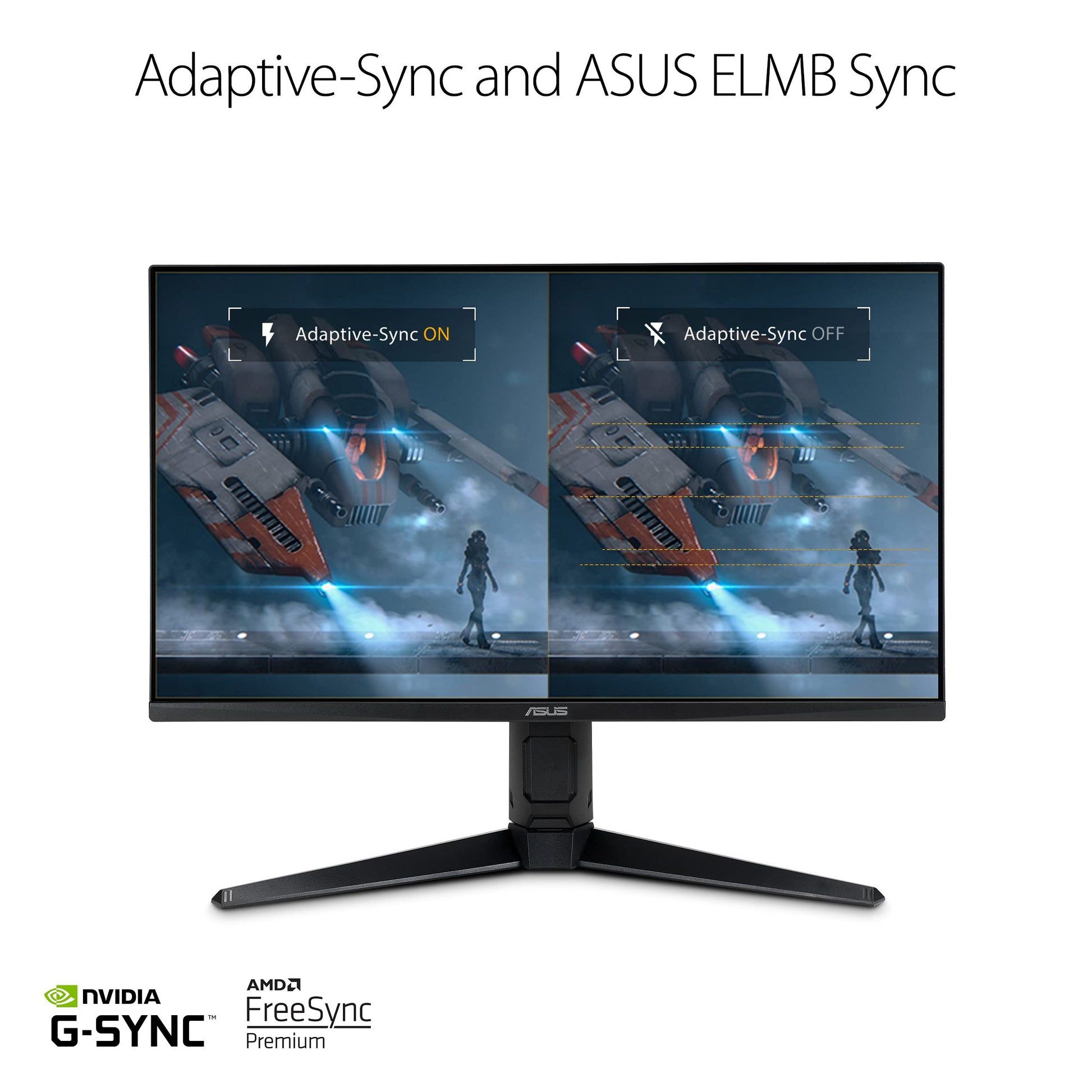 Asus Monitor gamer TUF Gaming VG28UQL1A HDMI 2.1: 4K UHD, 28", IPS rápido, 144Hz, 1ms GTG, compatible con NVIDIA G-Sync, AMD FreeSync Premium, DSC, ELMB Sync