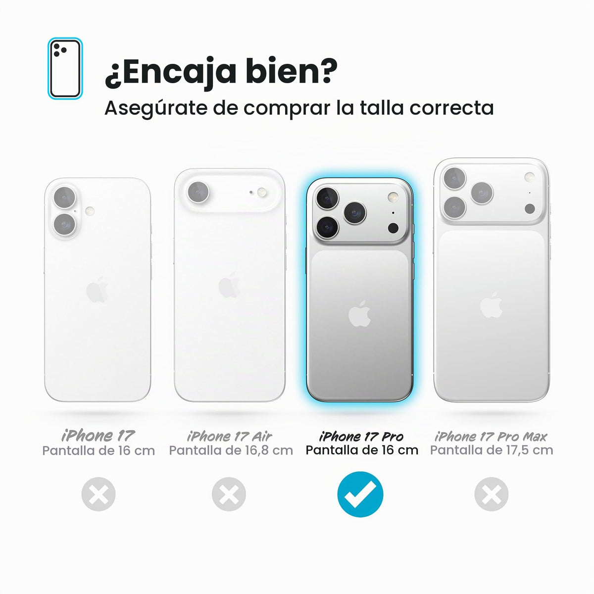 Funda para iPhone 17 Pro Speck mar profundo plata metálica azul hechizo compatible con MagSafe
