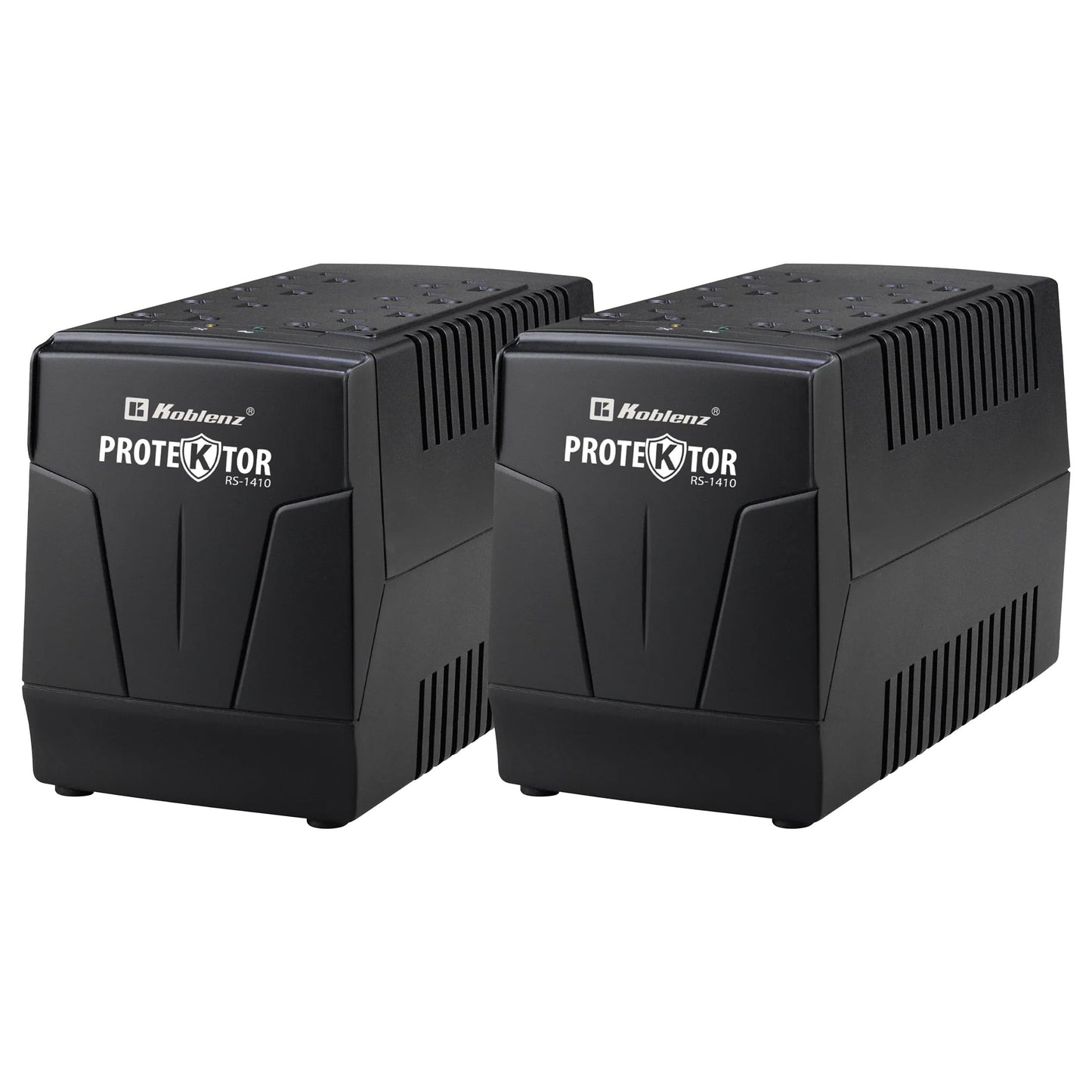 Kit de Reguladores Koblenz RS-1410 PSA Computo y Papelería Blanco con Protección de Alto Voltaje y Uso Rudo