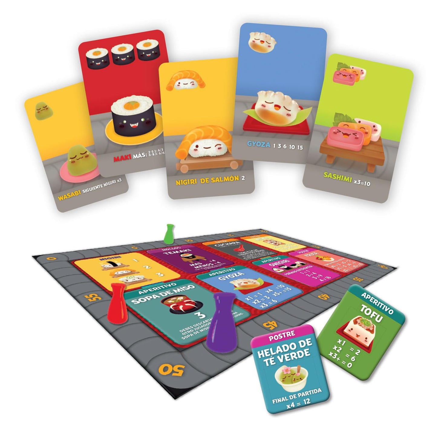 Juego de Mesa Devir Sushi Go Party en Español