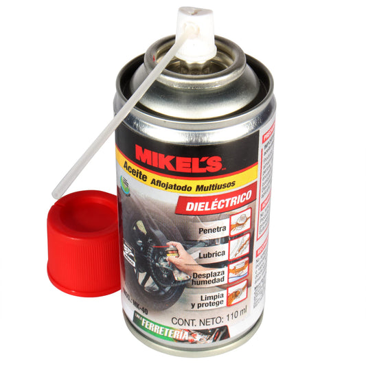Aceite Aflojatodo Multiusos Mikel's MK-40 Dieléctrico 110 ml