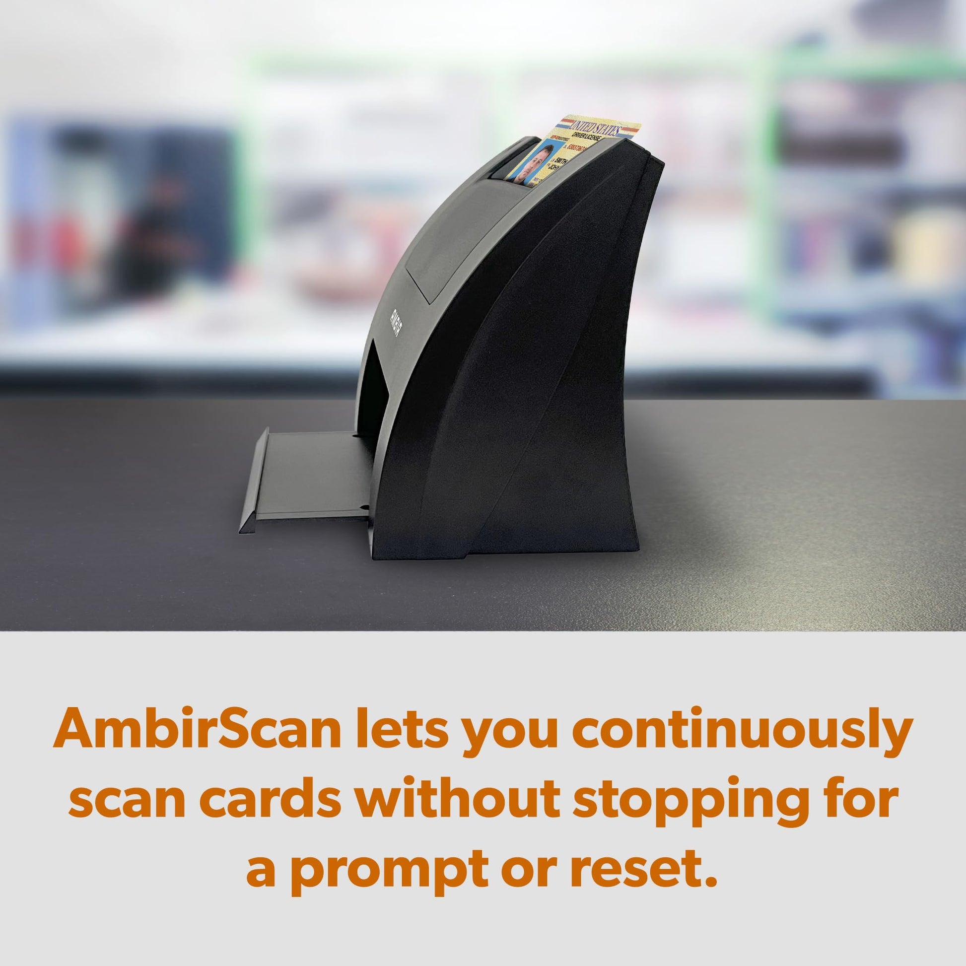 Escáner Vertical Ambir AmbirScan Alta Velocidad para PC con Windows