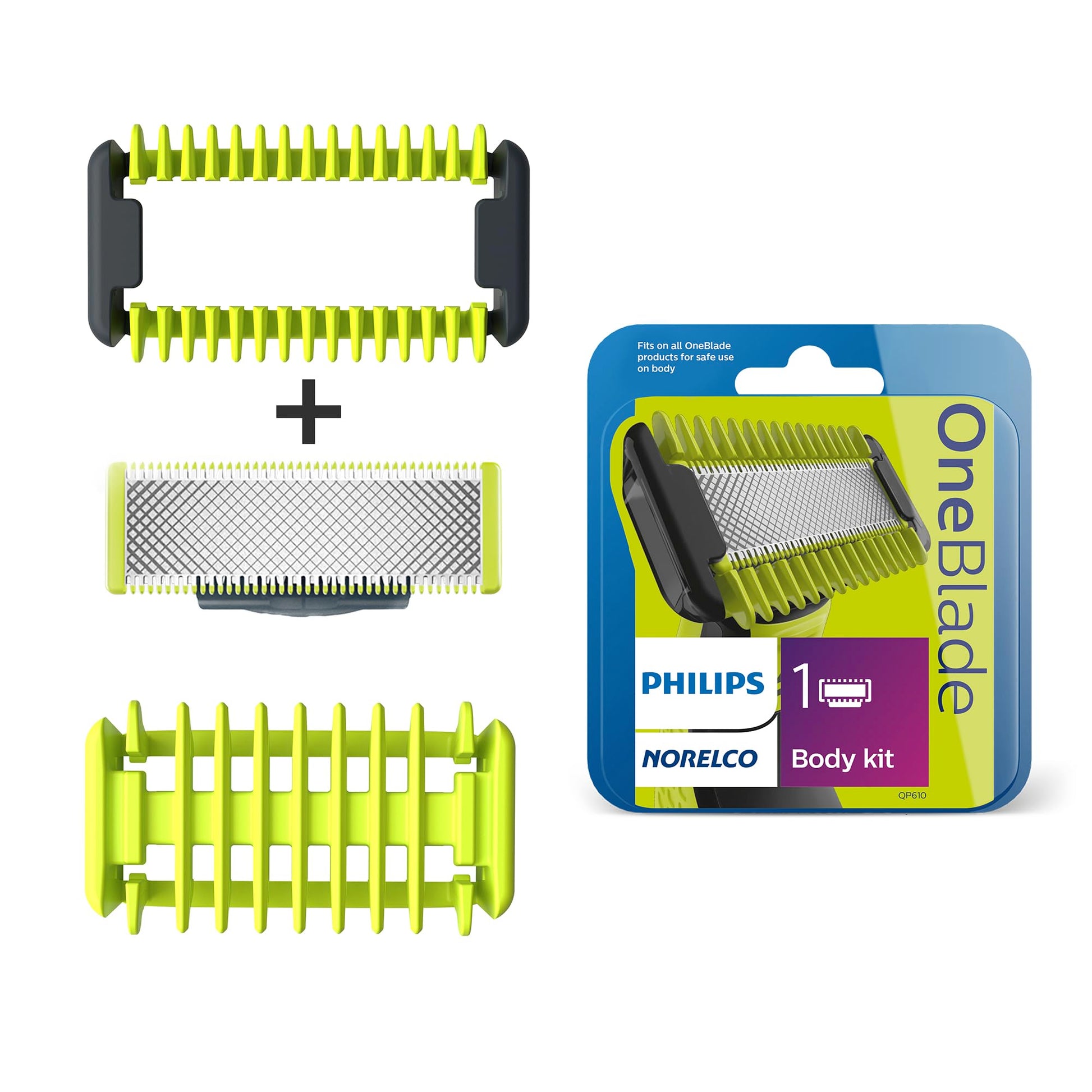 Cuchilla de Repuesto Philips Norelco Oneblade Multicolor Body Kit