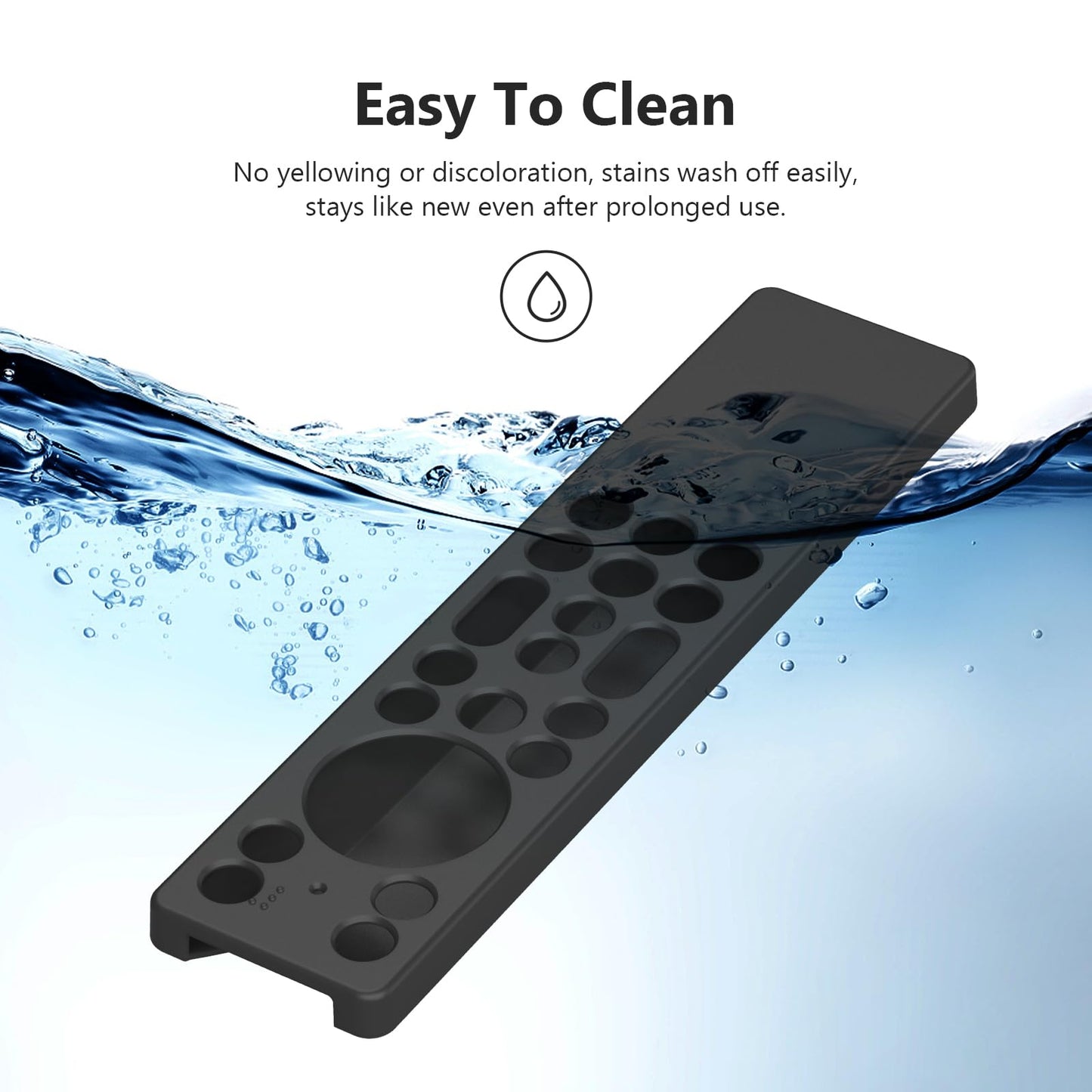 Funda USTIYA para Control Remoto TCL Negro Shockproof Cover Accesorios