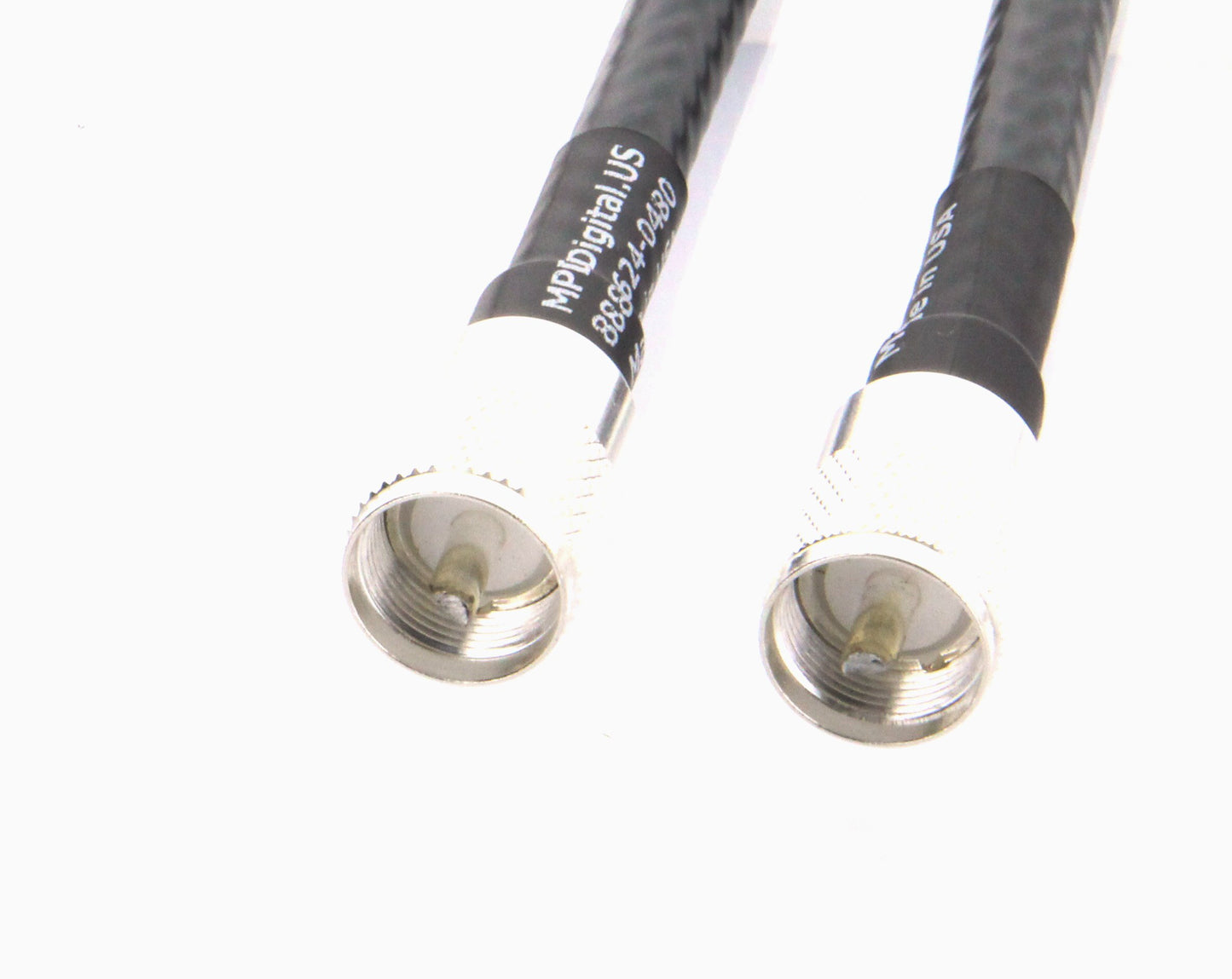 Times Microwave Veces Microondas 1l-gxwf-72 X I LMR-400 3-Feet PL259 Coax Jamón o CB Radio Jumper Cable RF PL-259 Conectores