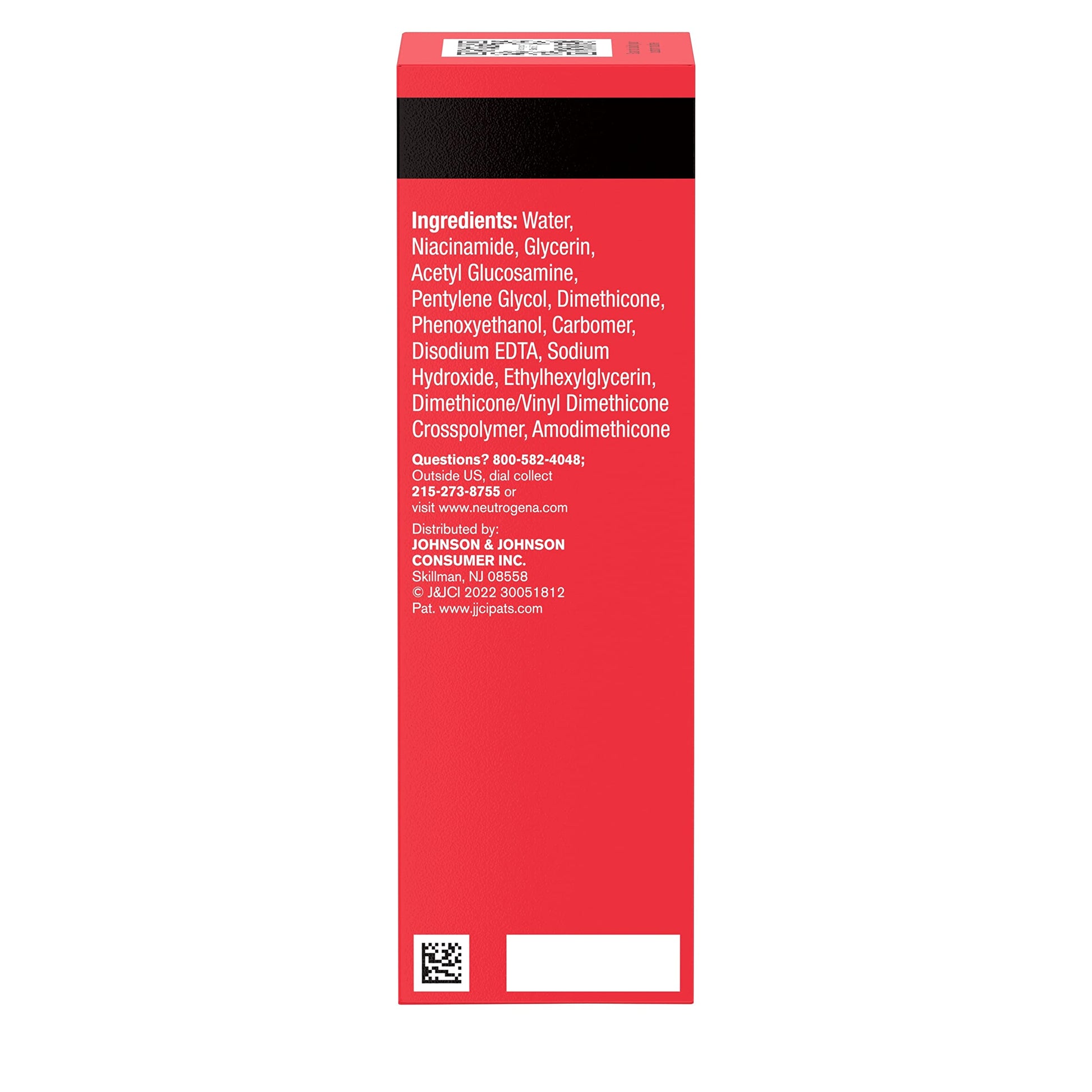 Neutrogena Stubborn Texture Resurfacing Serum With 10% Niacinamide & 4% Neoglucosamine designed for Acne-Prone, Improves Uneven Skin Tone & Refines Texture, Fragrance-Free, 1 fl. Oz