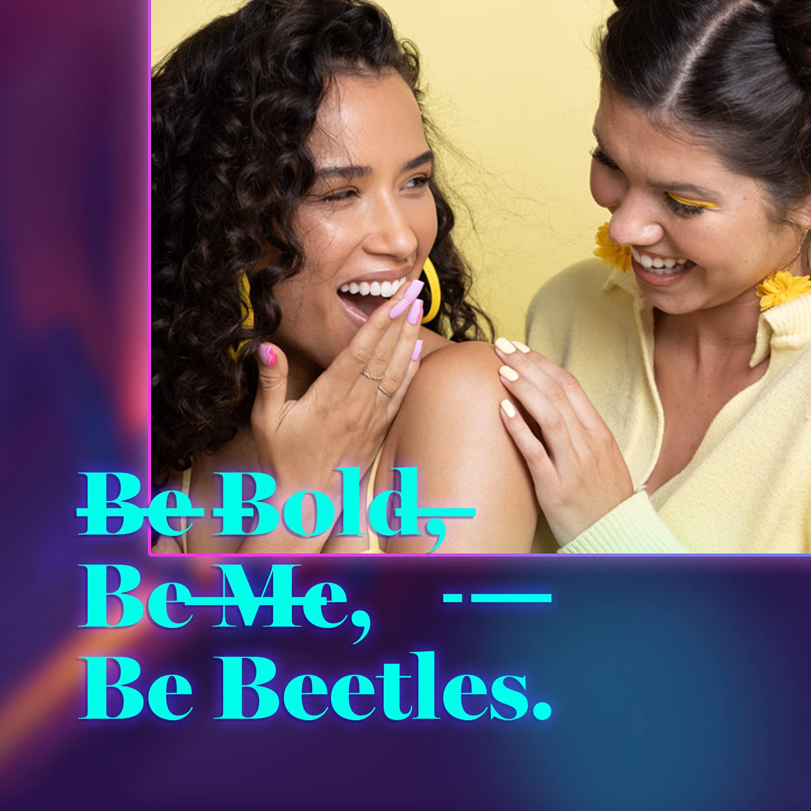 Beetles Esmaltes en Gel de Neón - 6 Colores Naranja neón Rosa Fuerte Azul Esmalte de Uñas de Gel Amarillo Verde Púrpura Esmalte de Gel Empapa Lámpara LED Kit de Uñas de Gel