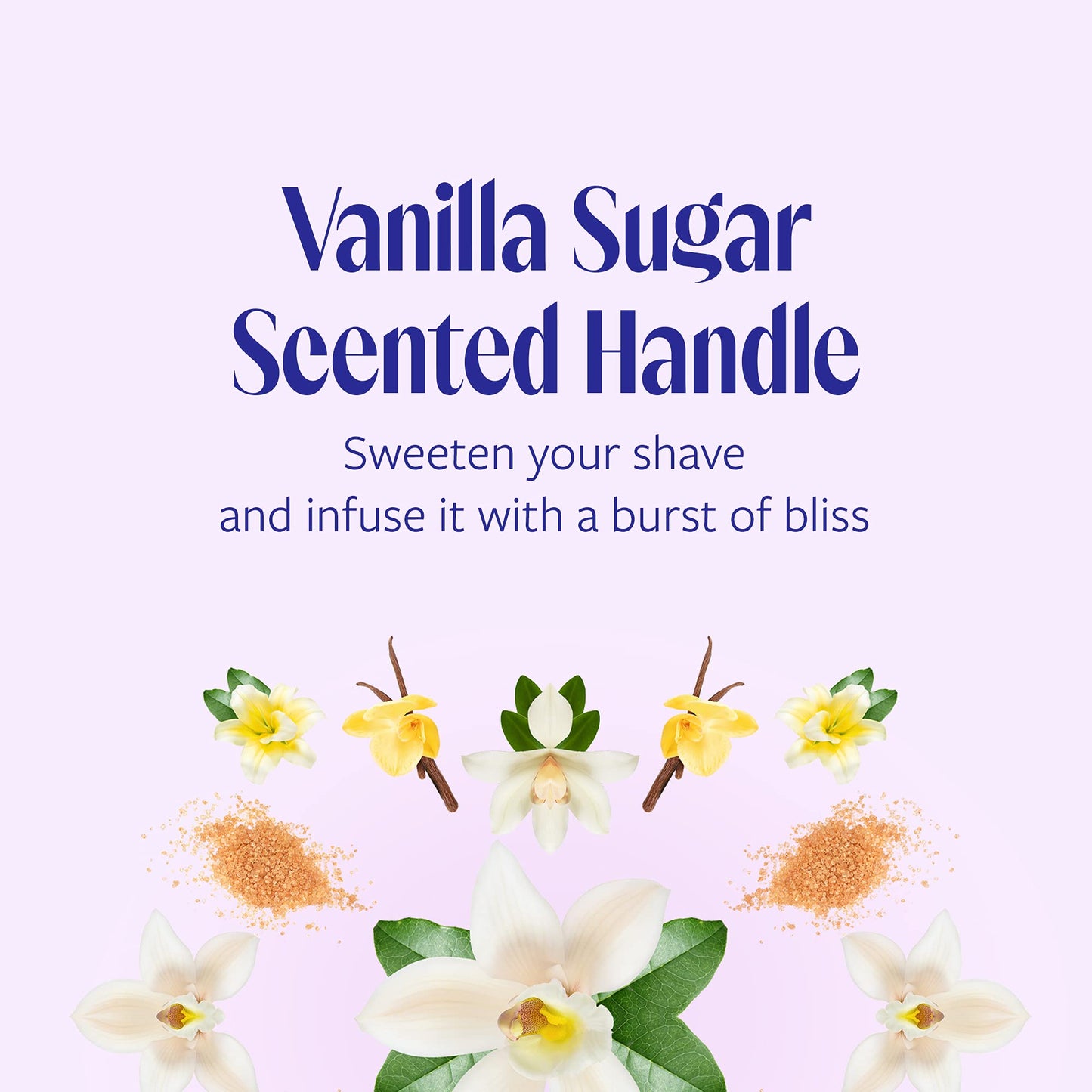 Skintimate Warm Vanilla Sugar Disposable Razor for Women, Gently Exfoliates, Four Blades are Designed to Prevent Nicks and Cuts, 3 Count (Pack of 3)