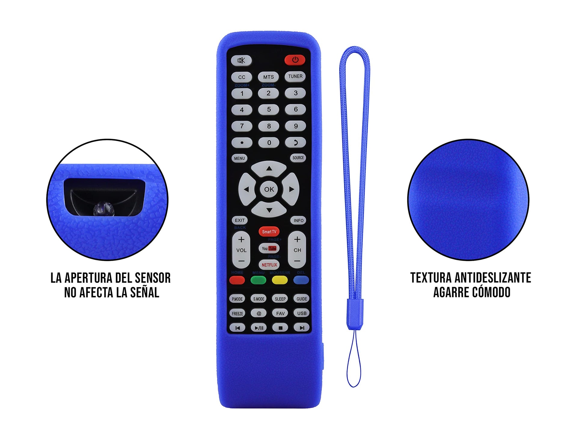 Funda para Control ATVIO JVC SPELER Pioneer HKPRO Pantalla (Azul)