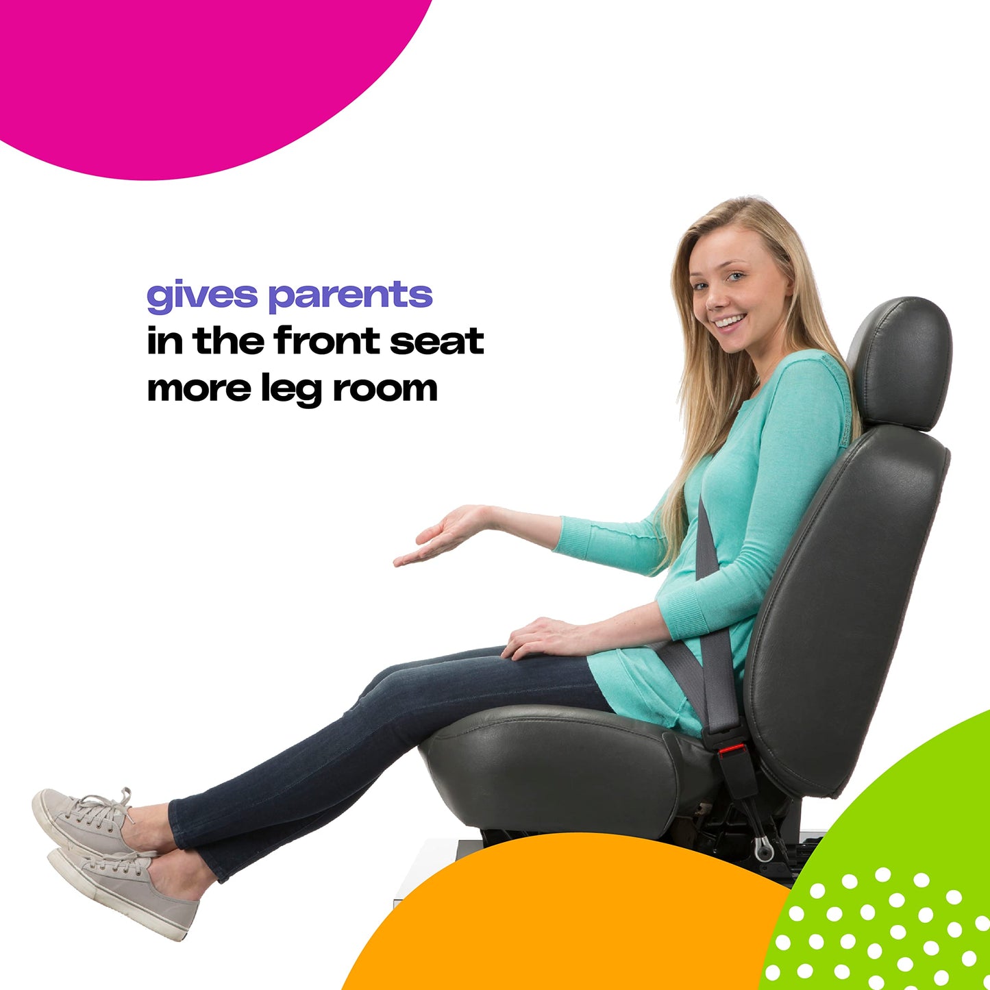 Cosco Mighty Fit 65 DX Convertible Car Seat, Heather Onyx Gray