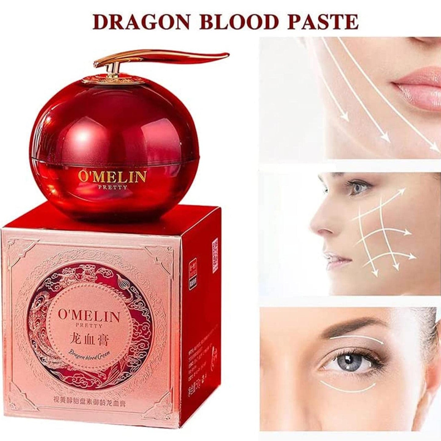 smashing Crema Reafirmante Rostro - Crema de Esencia nutritiva de Sangre de dragón - Lift Firm Skin Cream, Crema Facial Hidratante Suavizante Diaria para Reafirmar Y Levantar La Piel Visiblemente 50g