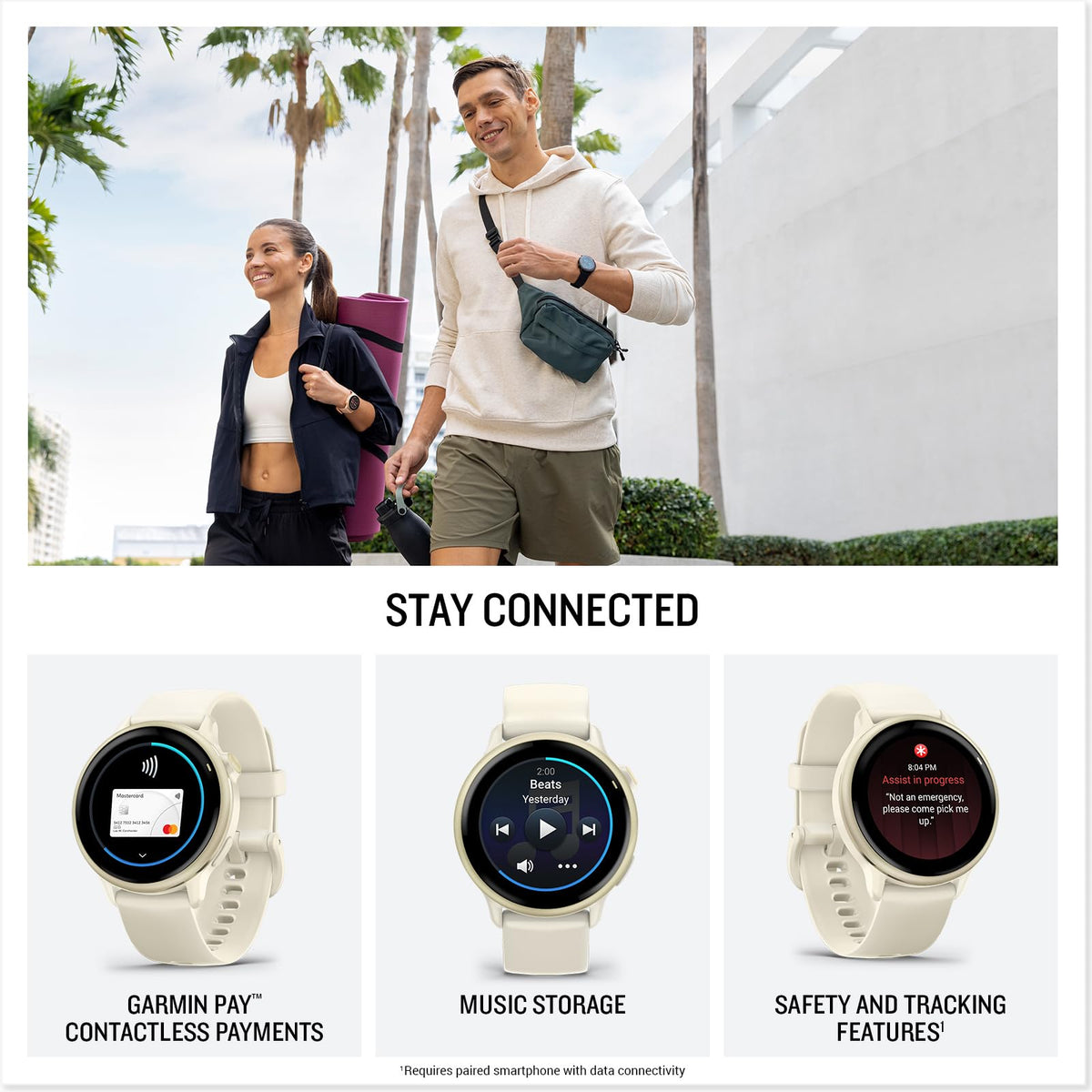 Reloj Inteligente GPS Garmin vívoactive 6 Negro AMOLED Hasta 11 Días de Batería