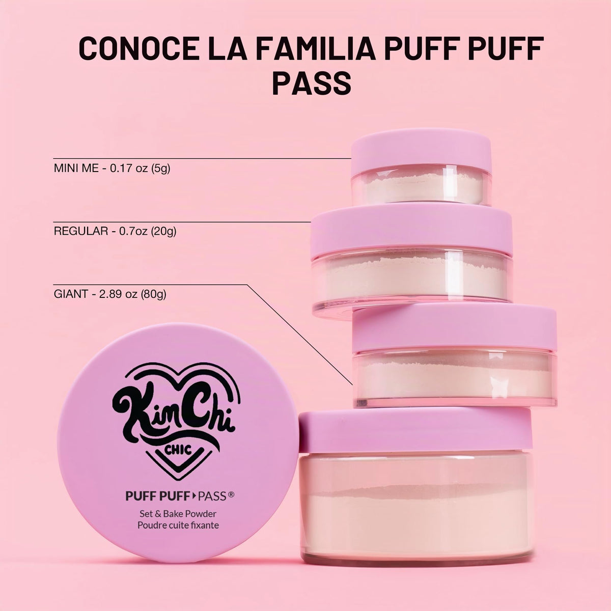 KimChiChic Beauty Puff Pass Set & Hornear Suelto Ajuste en Polvo Maquillaje
